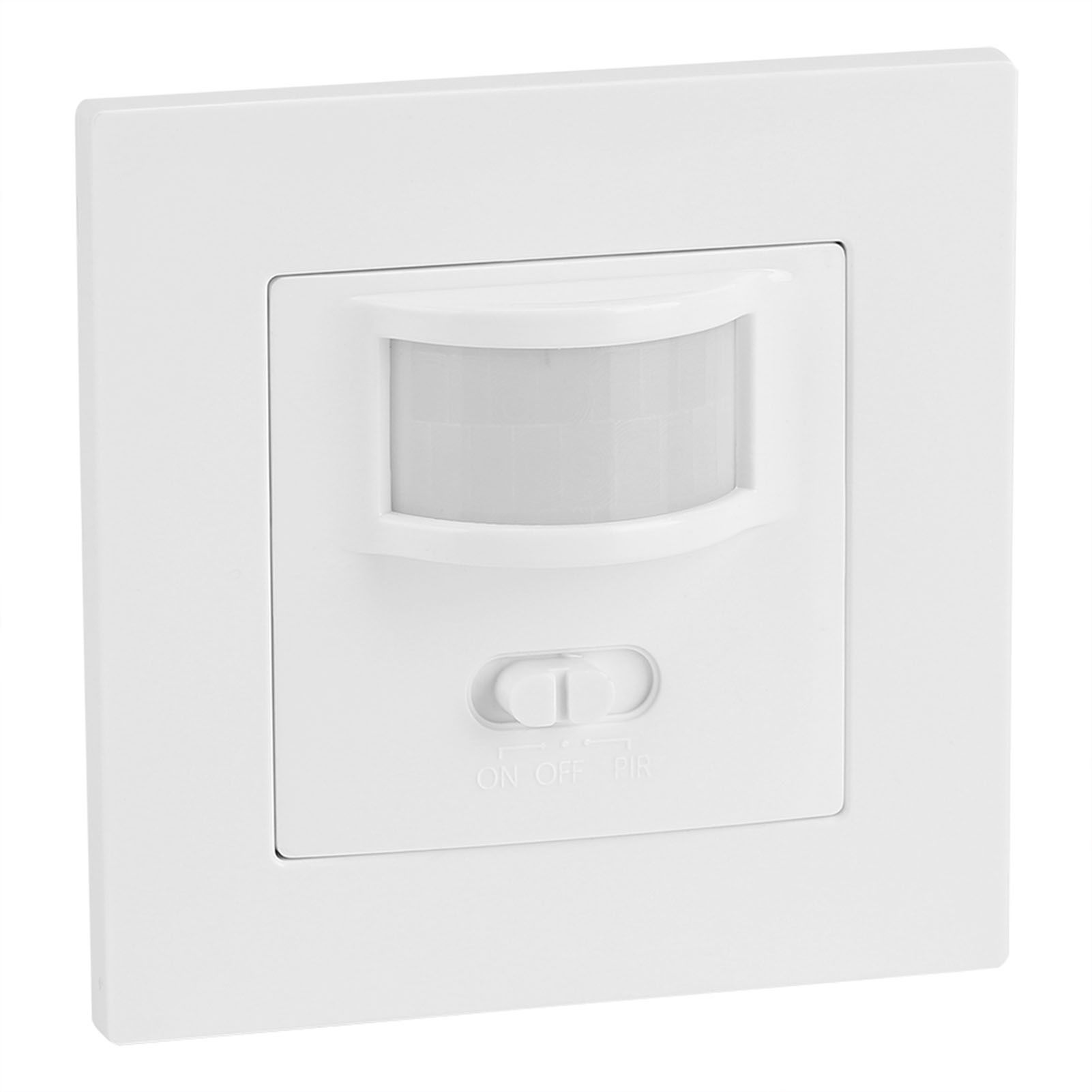 AC 110V‑240V Infrared PIR Motion Sensor Recessed Wall Lamp Light Bulb Switch view 6