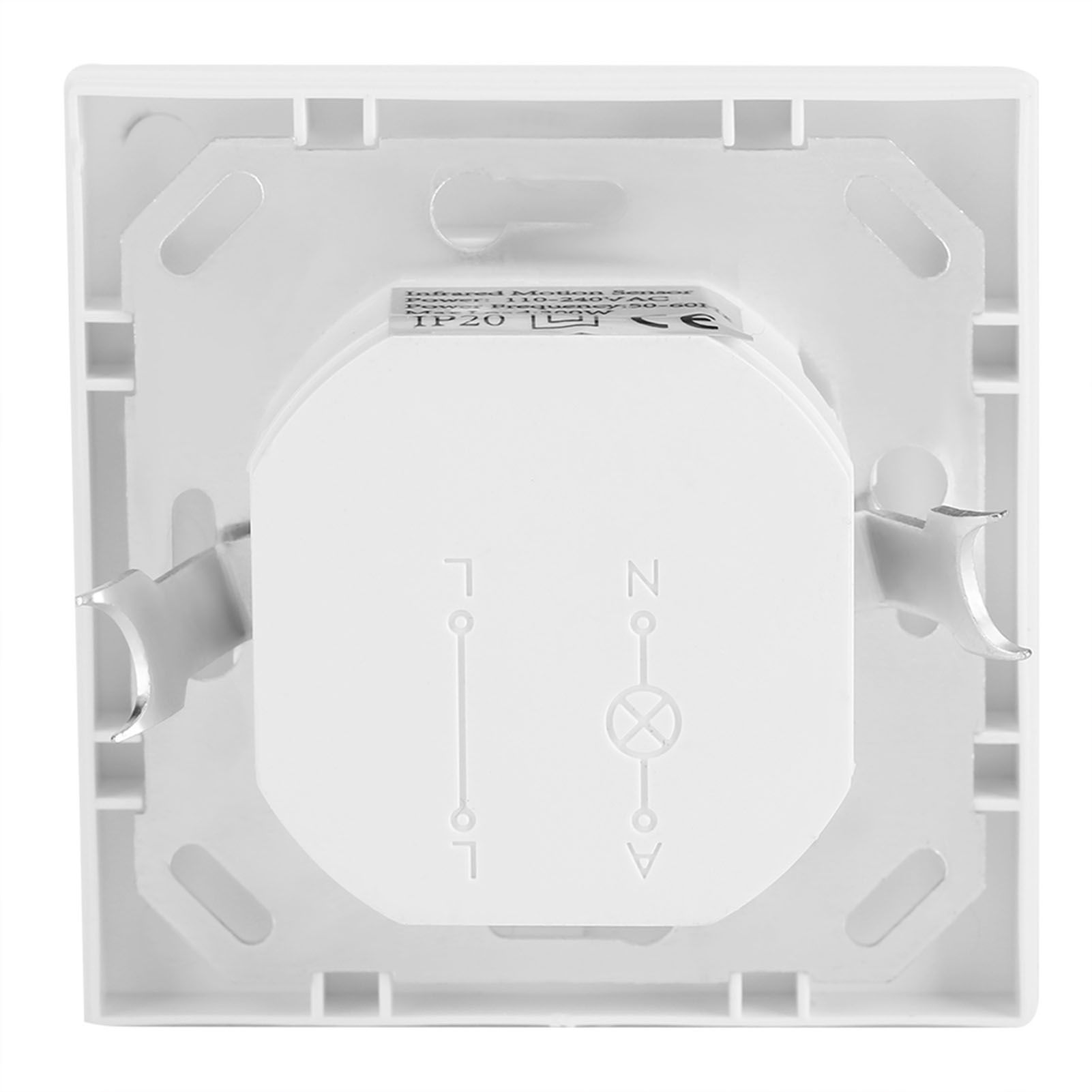 AC 110V‑240V Infrared PIR Motion Sensor Recessed Wall Lamp Light Bulb Switch view 10