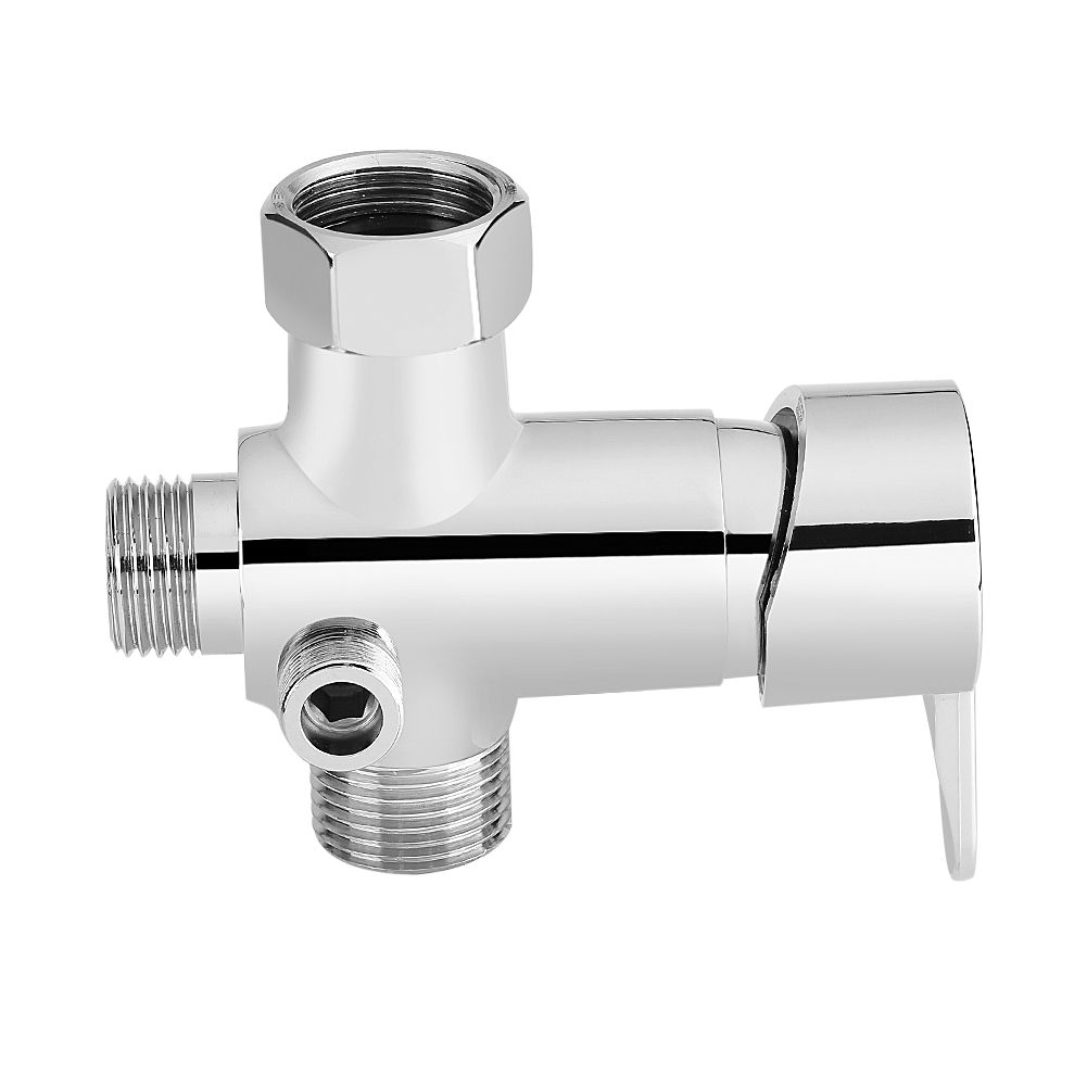 Toilet Bidet Attachments Hot/Cold Water Diverter Valve T Shape Adapter view 8