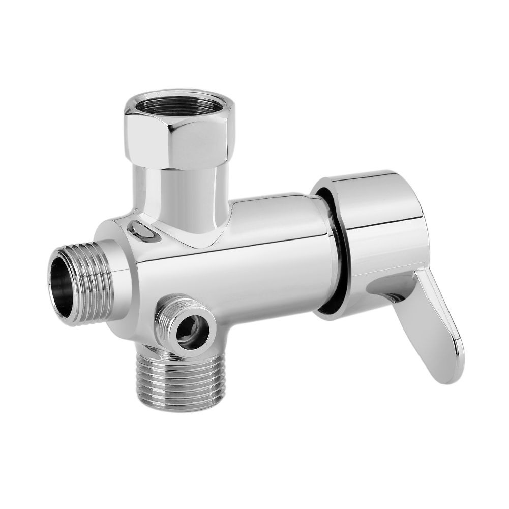 Toilet Bidet Attachments Hot/Cold Water Diverter Valve T Shape Adapter view 9