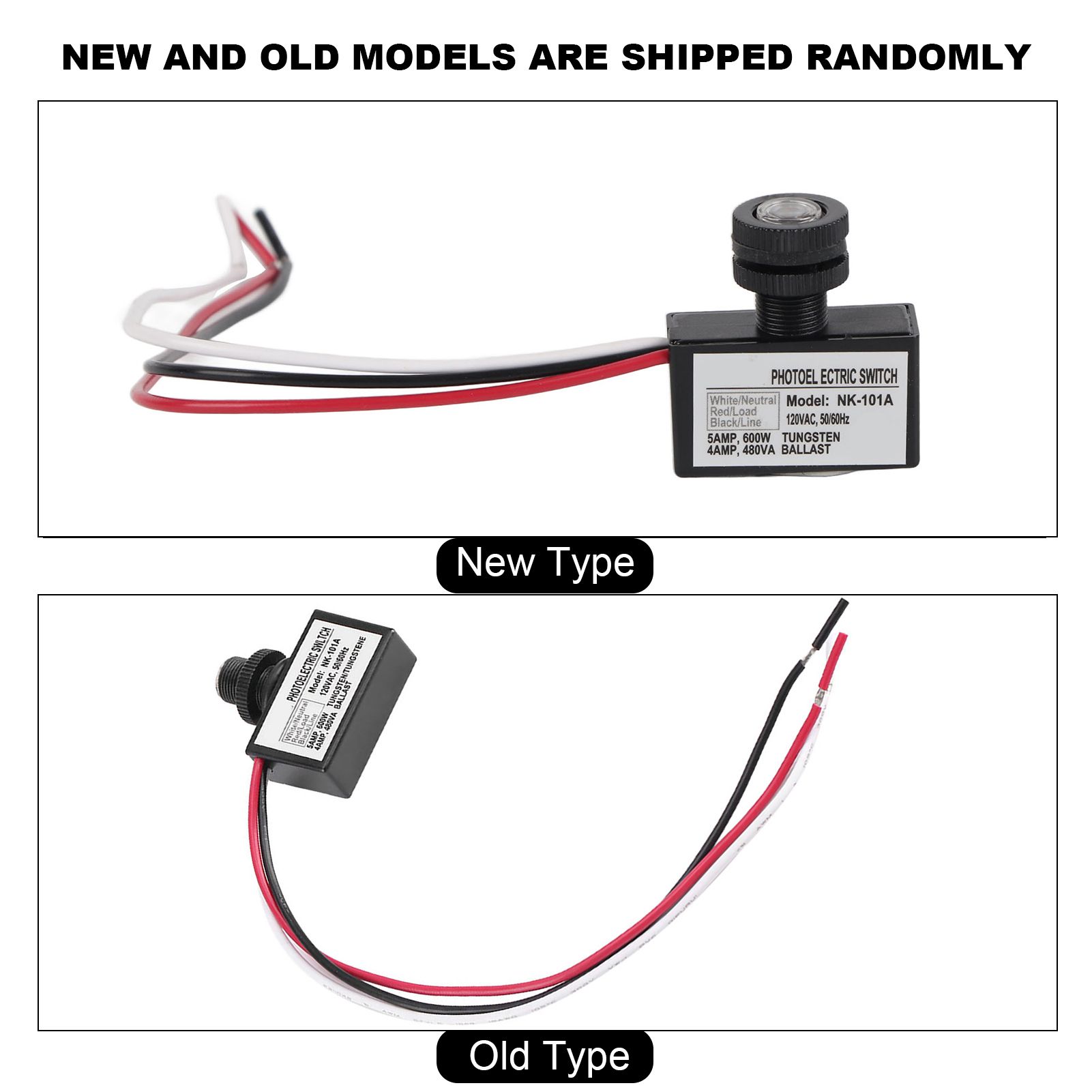 120VAC Light Sensor Control Automatic On Off Photoelectric Switch for Lighting view 15