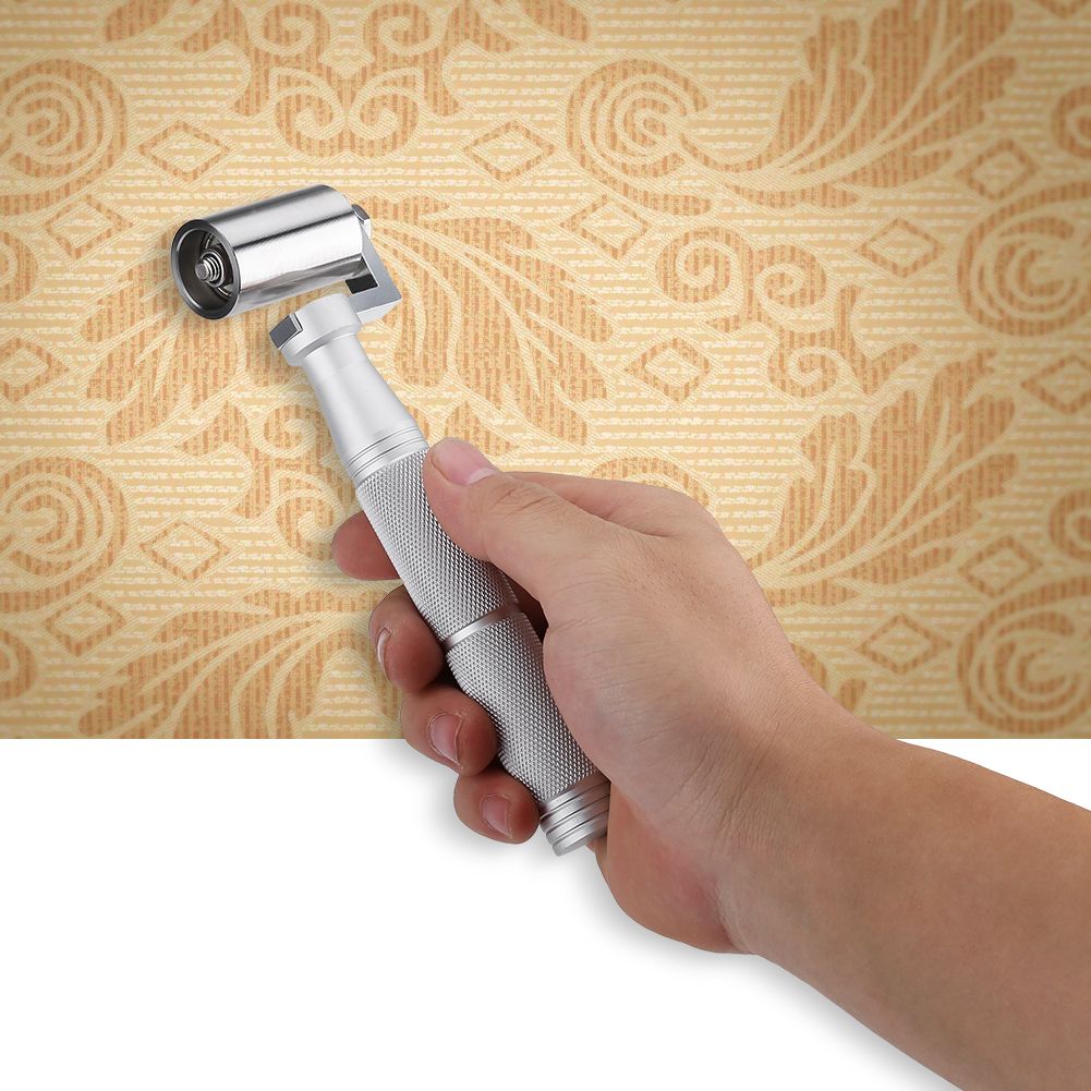 40mm Stainless Steel Flat Pressure Roller Wallpaper Apply DIY Hand Roller view 6