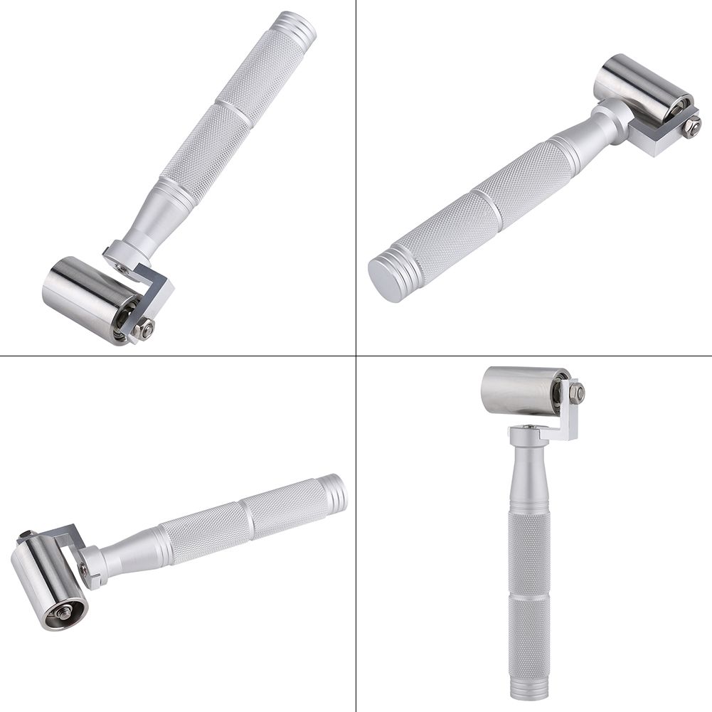 40mm Stainless Steel Flat Pressure Roller Wallpaper Apply DIY Hand Roller view 7