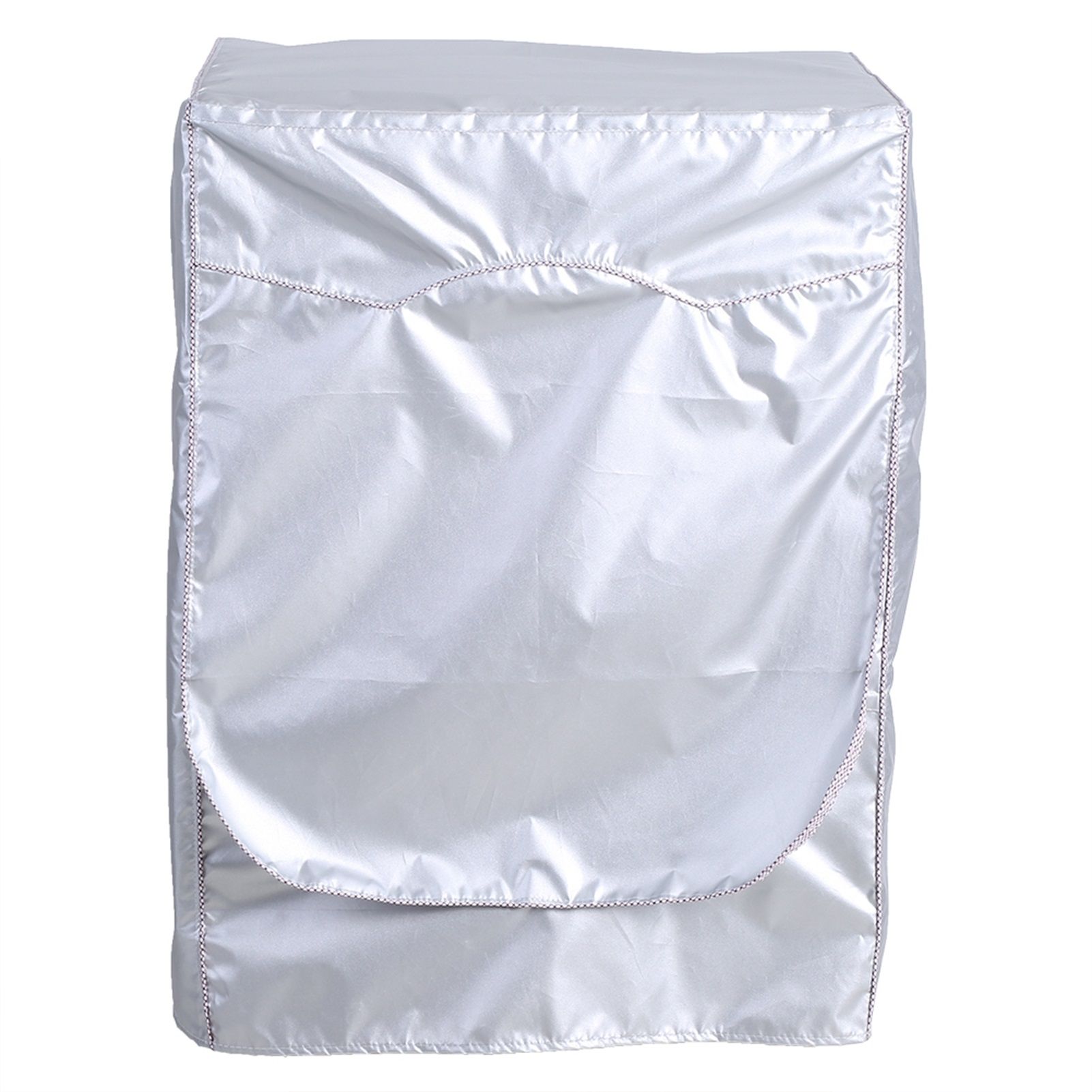 Silver Washing Machine Cover Waterproof Sunscreen Cover Front Load Washer view 2