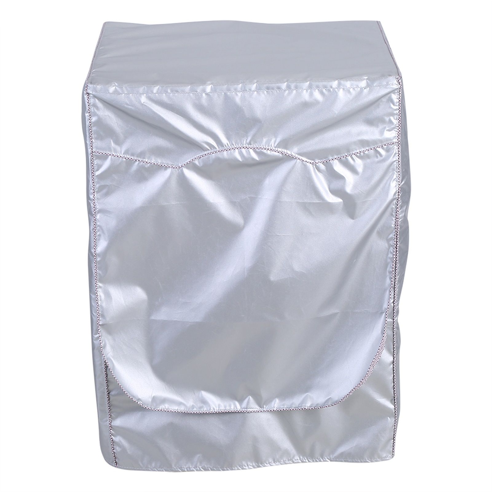 Silver Washing Machine Cover Waterproof Sunscreen Cover Front Load Washer view 4