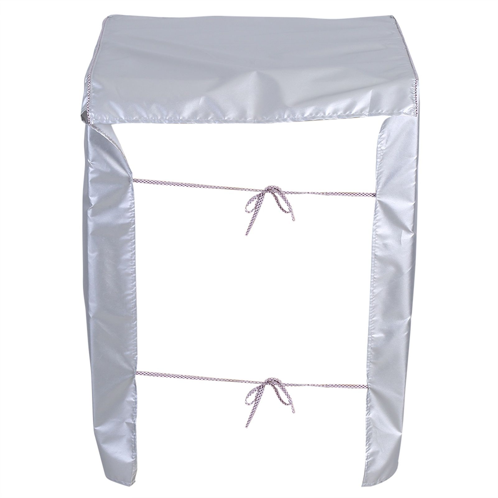 Silver Washing Machine Cover Waterproof Sunscreen Cover Front Load Washer view 6