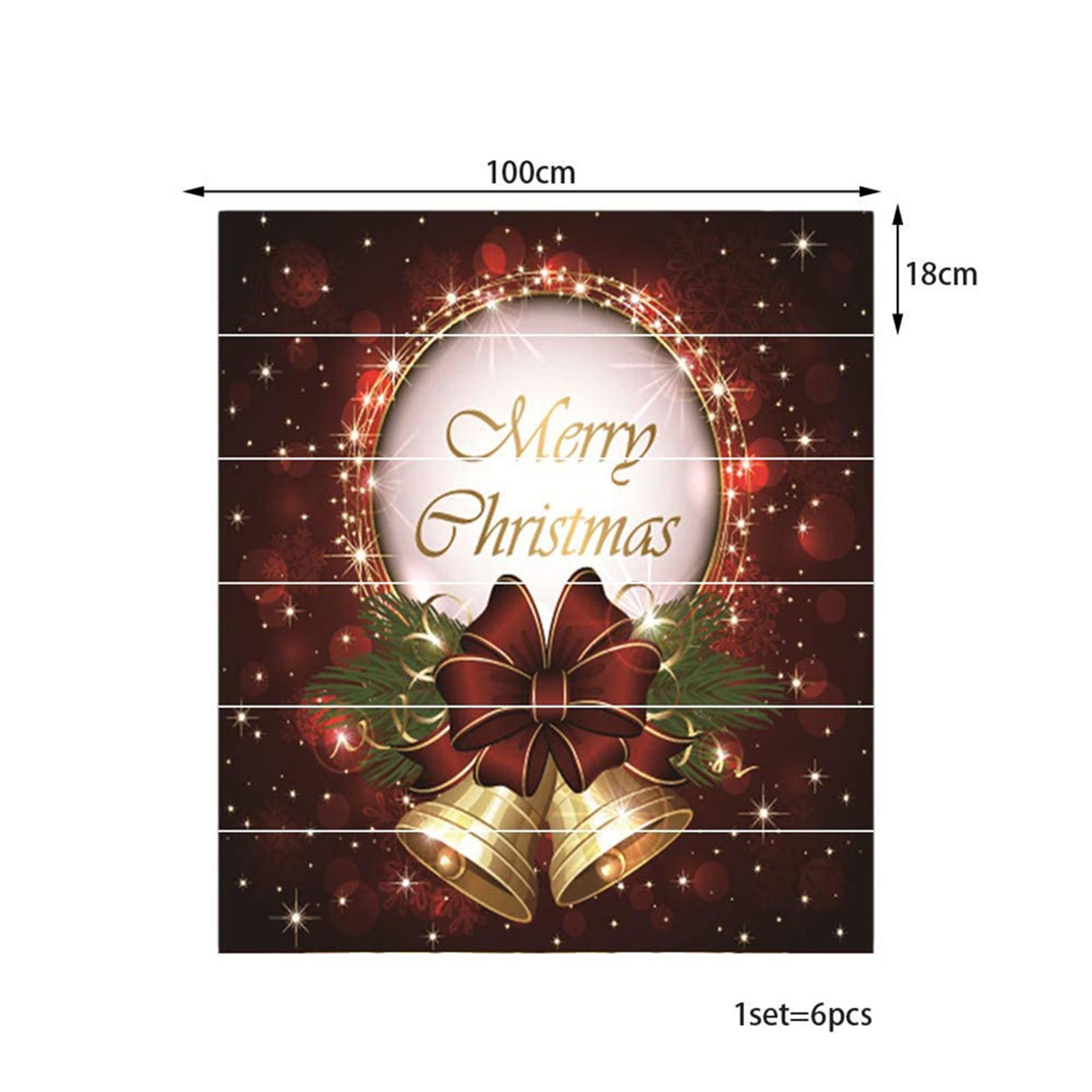 3D Christmas Decorative Stairs Decal Stairway Stickers Family Decor Waterproof view 2