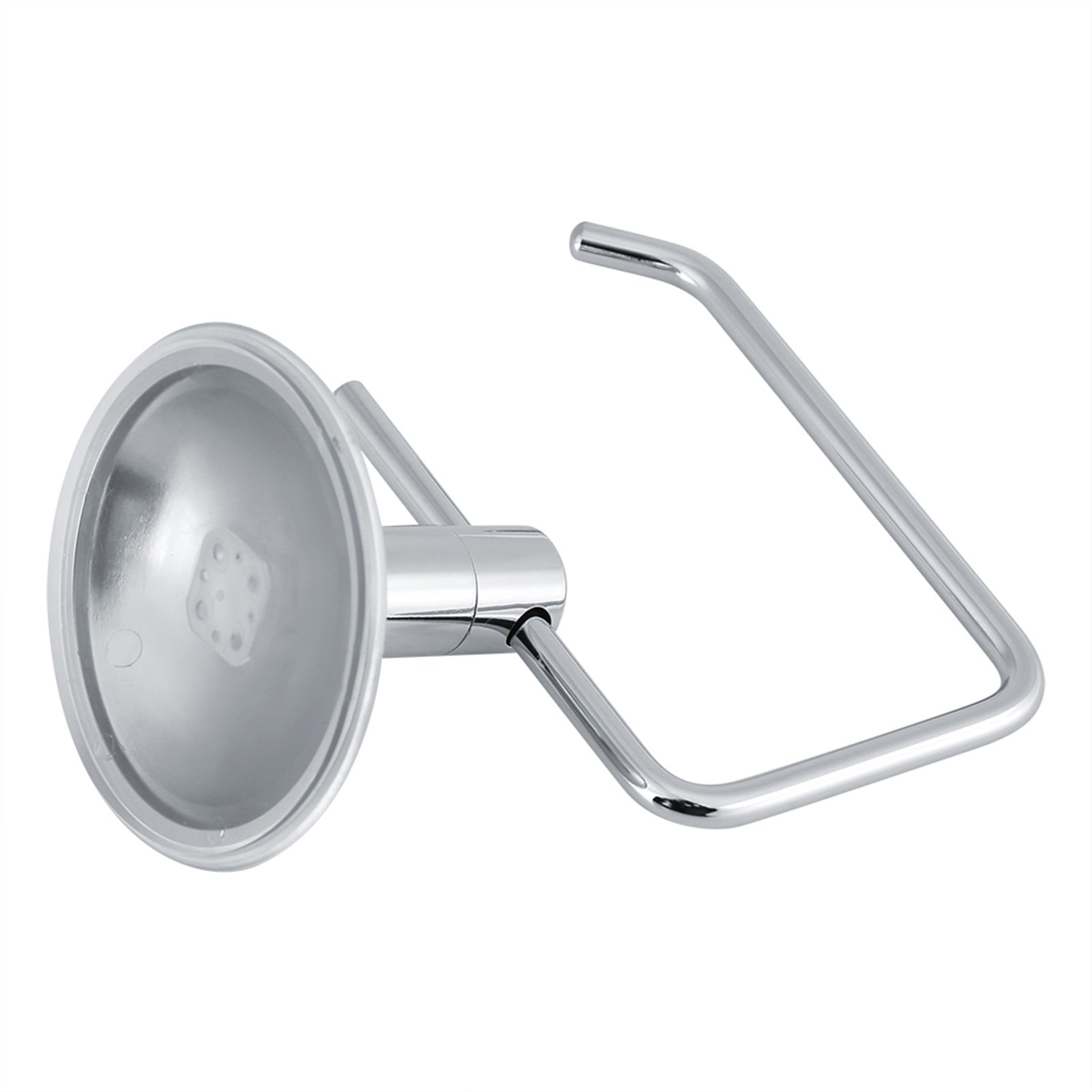 Stainless Steel Bathroom Toilet Suction Cup Paper Roll Holder Bar WallMounted Rack view 3