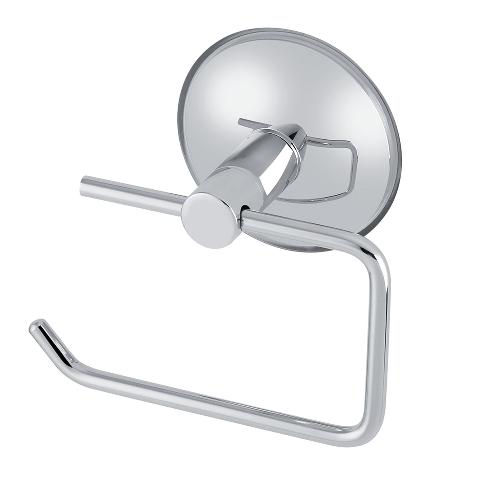 Stainless Steel Bathroom Toilet Suction Cup Paper Roll Holder Bar WallMounted Rack view 7
