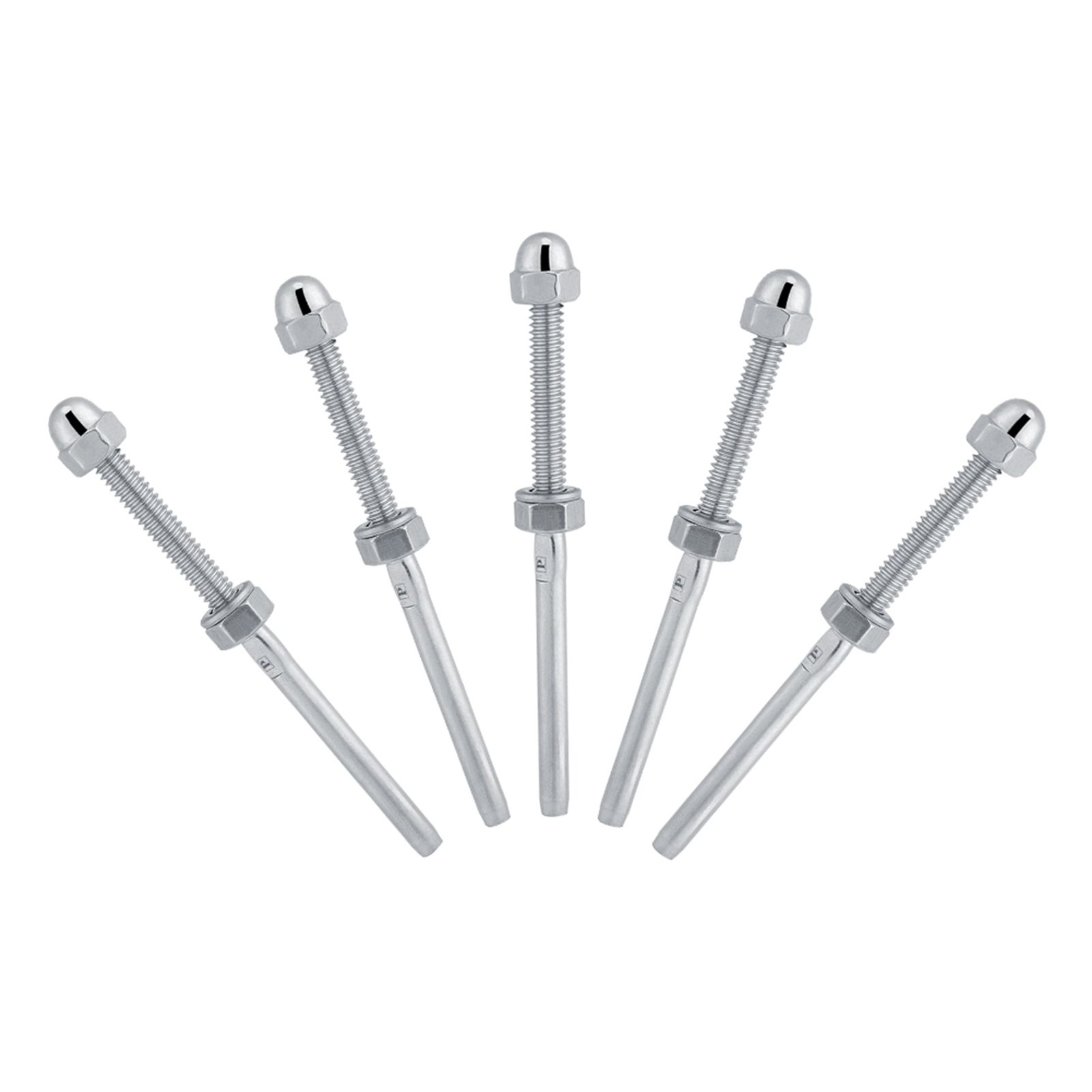 10pcs Stainless Steel Threaded Tensioner Stud Ends for 1/8" Cable Railing System view 3