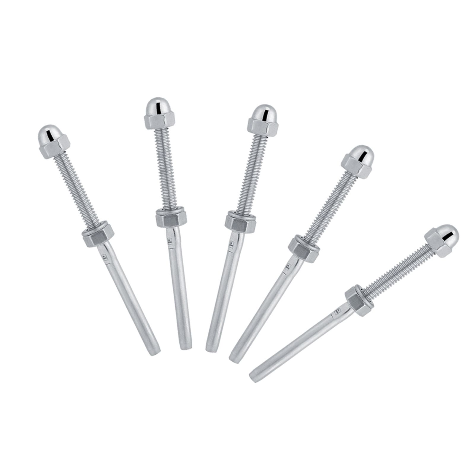 10pcs Stainless Steel Threaded Tensioner Stud Ends for 1/8" Cable Railing System view 5