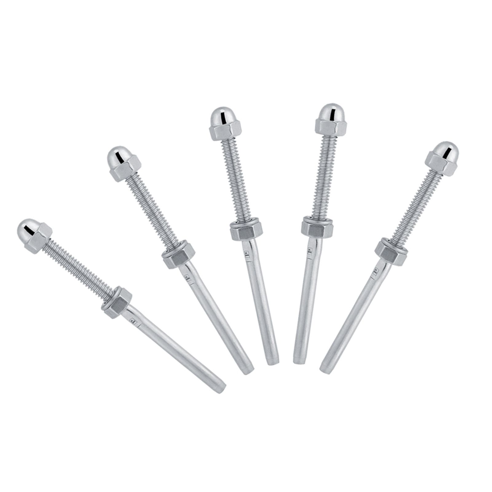 10pcs Stainless Steel Threaded Tensioner Stud Ends for 1/8" Cable Railing System view 6