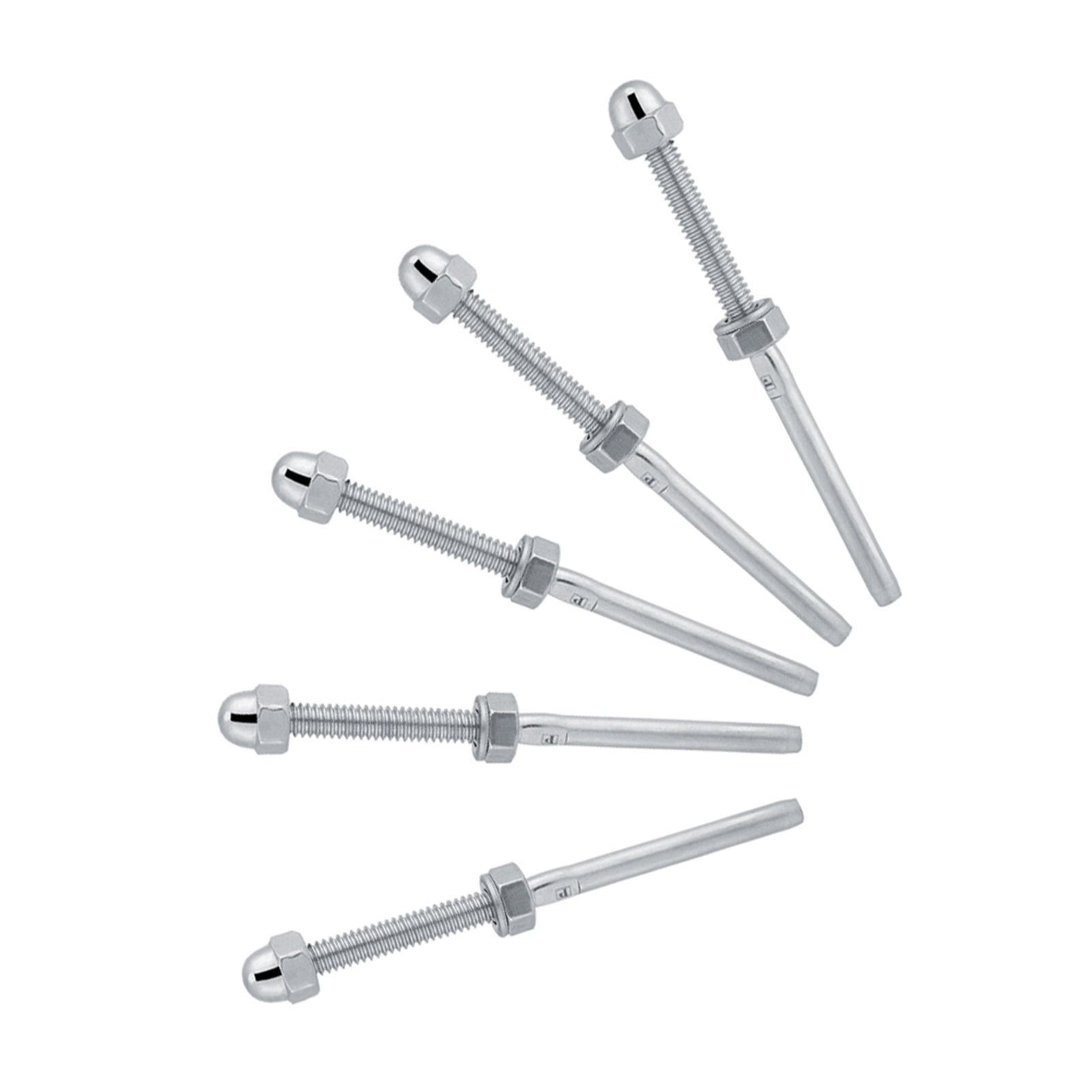 10pcs Stainless Steel Threaded Tensioner Stud Ends for 1/8" Cable Railing System view 7