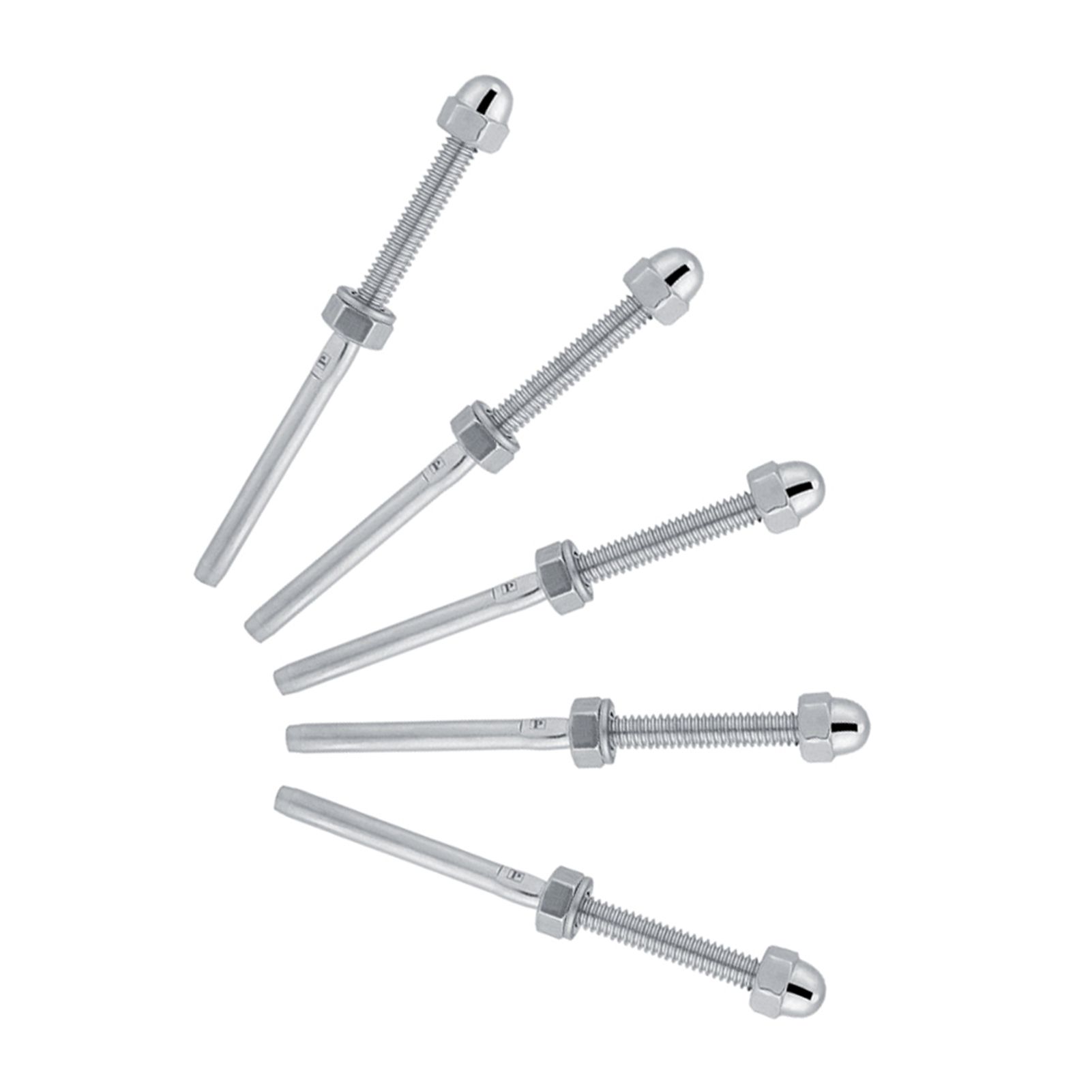 10pcs Stainless Steel Threaded Tensioner Stud Ends for 1/8" Cable Railing System view 8