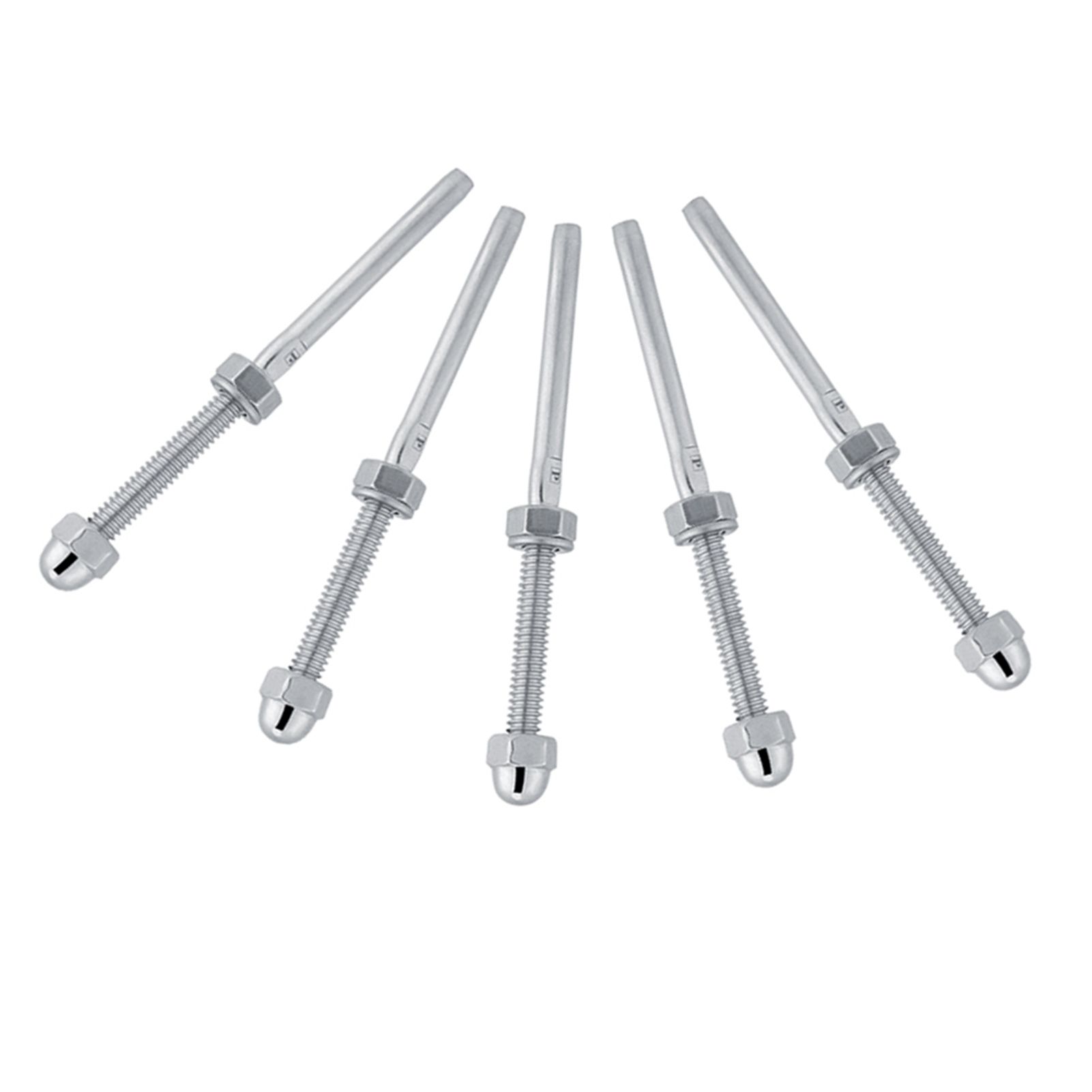 10pcs Stainless Steel Threaded Tensioner Stud Ends for 1/8" Cable Railing System view 10