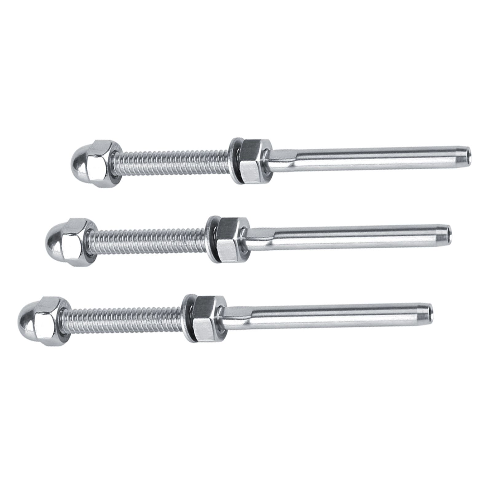 10pcs Stainless Steel Threaded Tensioner Stud Ends for 1/8" Cable Railing System view 11
