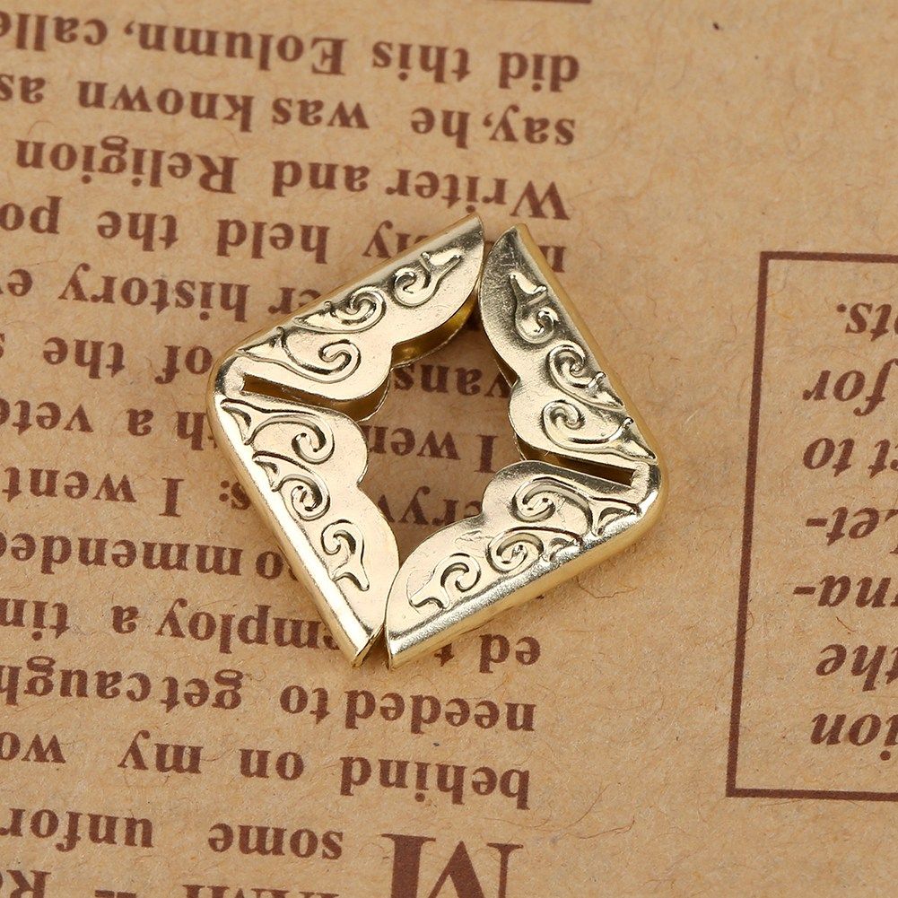 100pcs Book Corner Protectors for Scrapebooking Vintage Photo Album Diary view 5