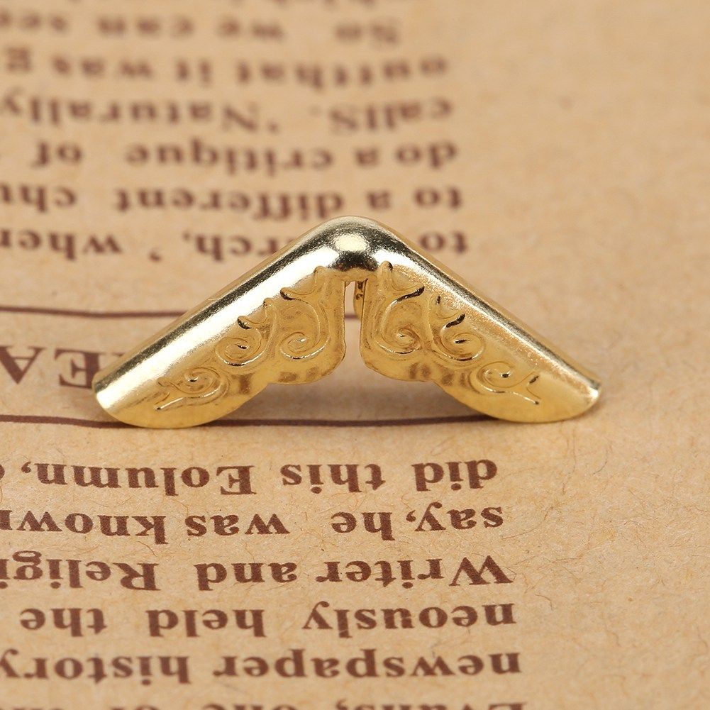 100pcs Book Corner Protectors for Scrapebooking Vintage Photo Album Diary view 6
