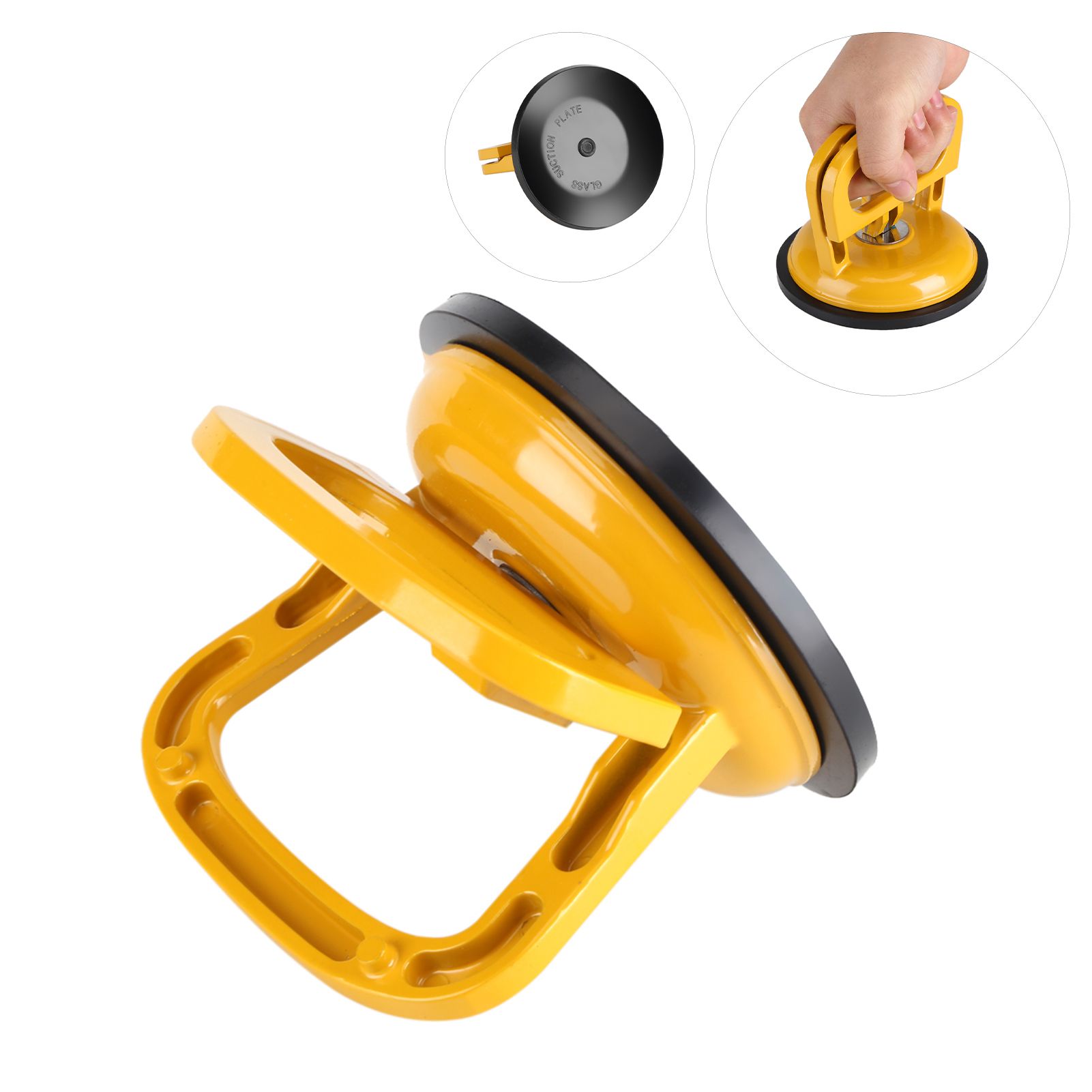 Aluminium Alloy Single Plate Suction Cup Glass Lifter Mover Dent Repair Puller Pad view 9