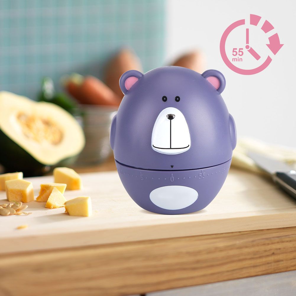 Cute Cartoon Kitchen Timer Mechanical 55 Minutes Cooking Supplies view 8