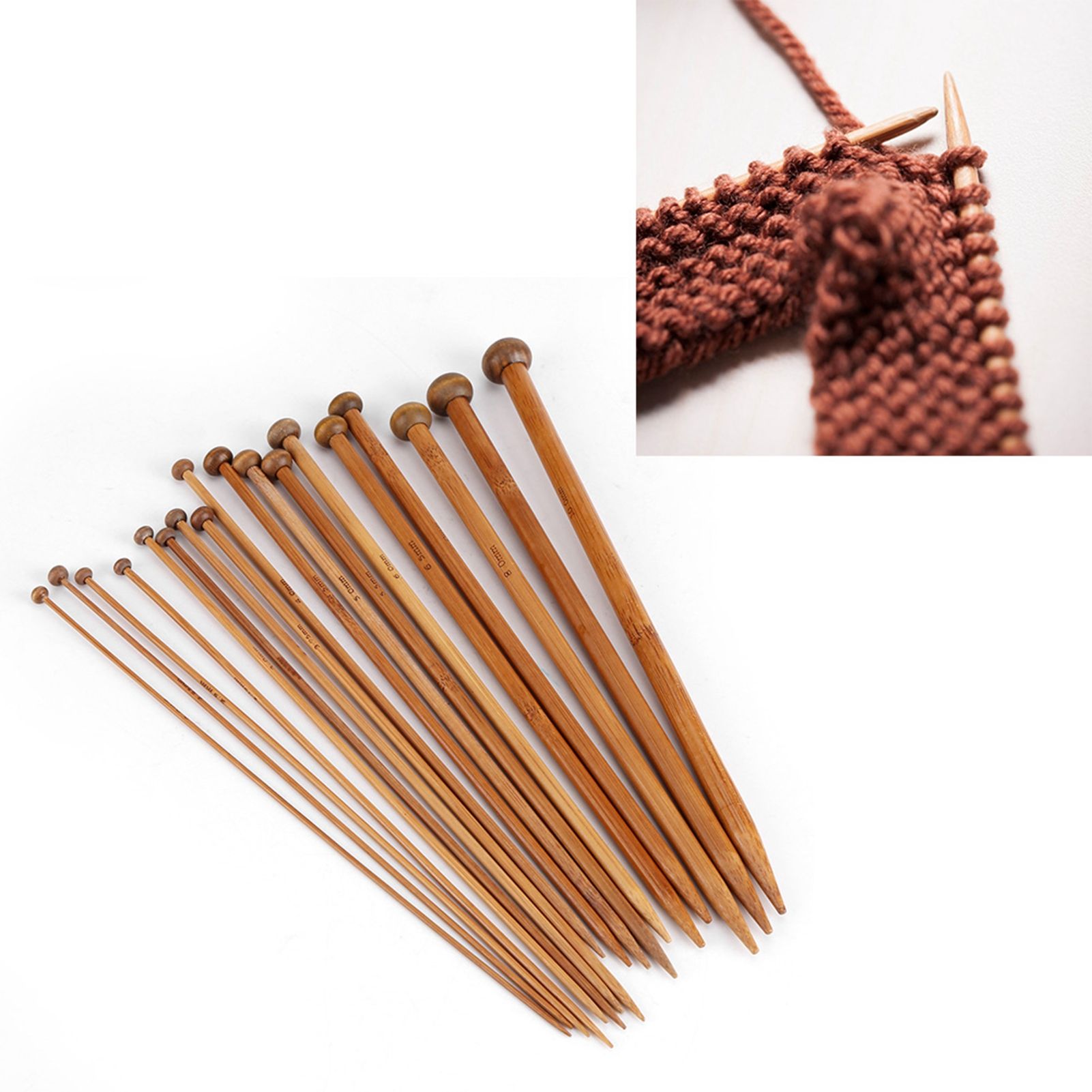 Bamboo Knitting Needles Set view 12