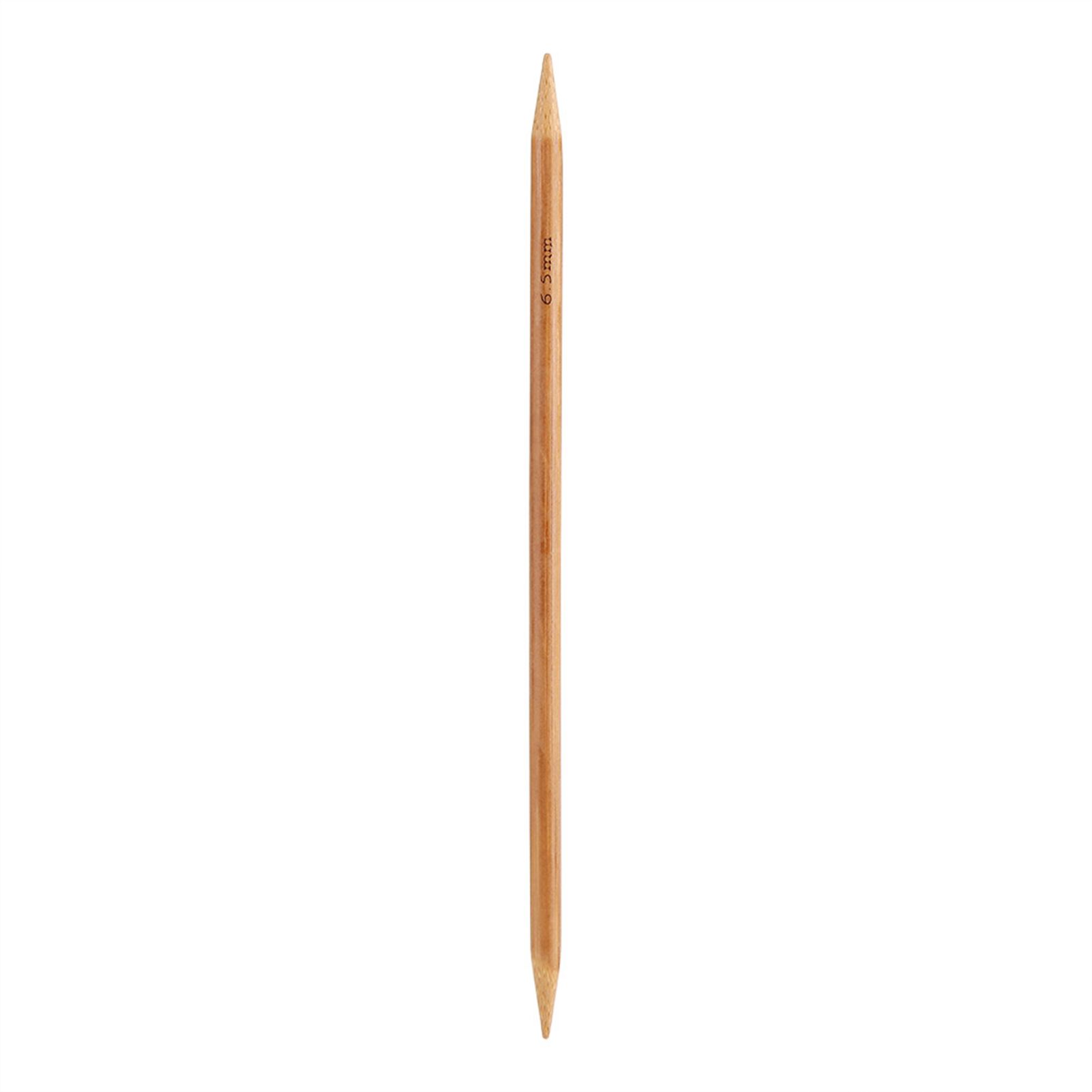 Bamboo Knitting Needles Smooth Double Pointed Set 15 Sizes from 2mm to 10mm view 15