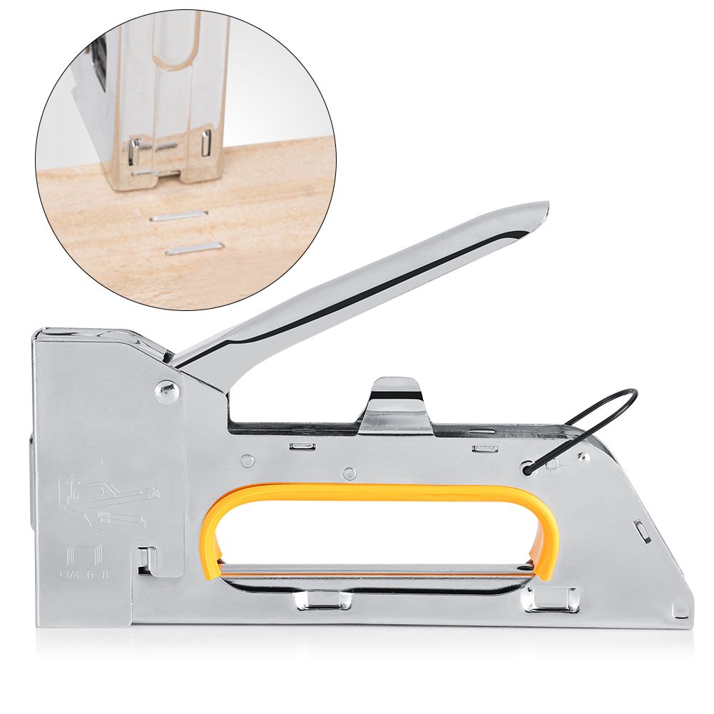Stainless Steel Construction Manual Staple Gun Furniture Stapler to Hold 1008F view 9