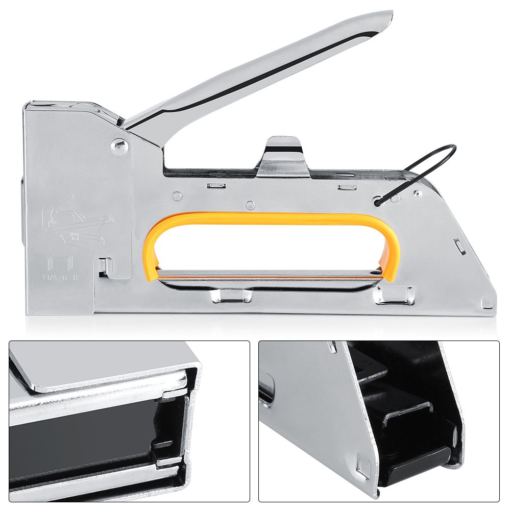 Stainless Steel Construction Manual Staple Gun Furniture Stapler to Hold 1008F view 12