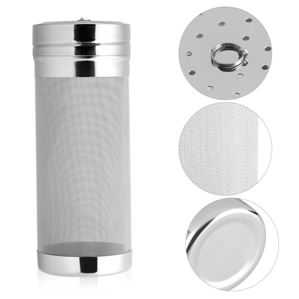 300 Mini Stainless Steel Mesh Beer Filter for Homemade Brew Home Coffee Dry Hopper view 12