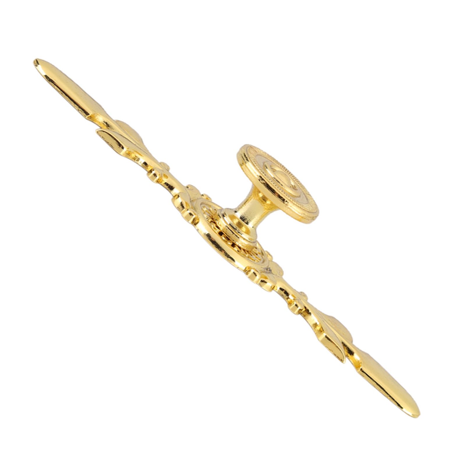 European Furniture Handle Drawer Cabinet Desk Door Knob Pull Home Decor Golden view 4