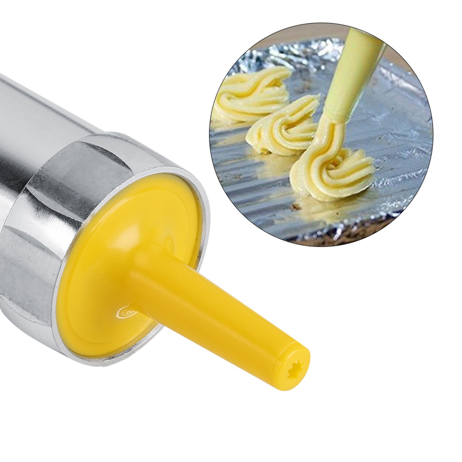 Cookie Press Kit Cookie Biscuit Machine Making Cake Decorating Tools Kitchen view 11
