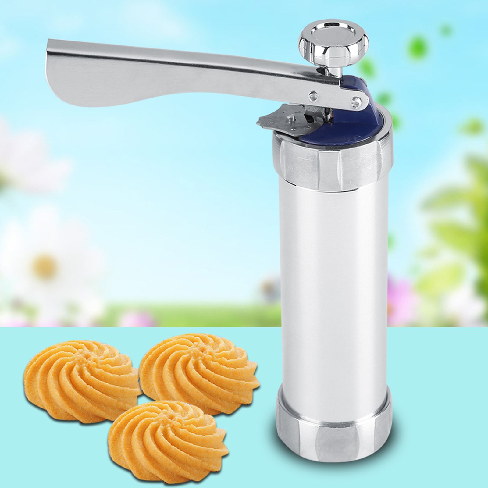 Cookie Press Kit Cookie Biscuit Machine Making Cake Decorating Tools Kitchen view 13