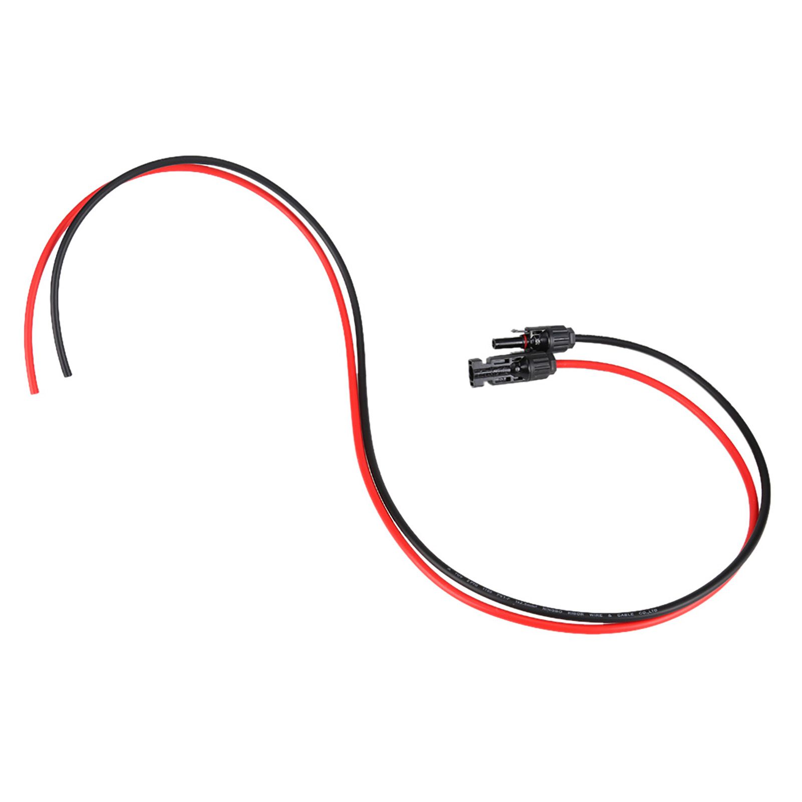 2.5mm Pair of Red Black Solar Panel PV Cable Wire Male Female Connectors view 4