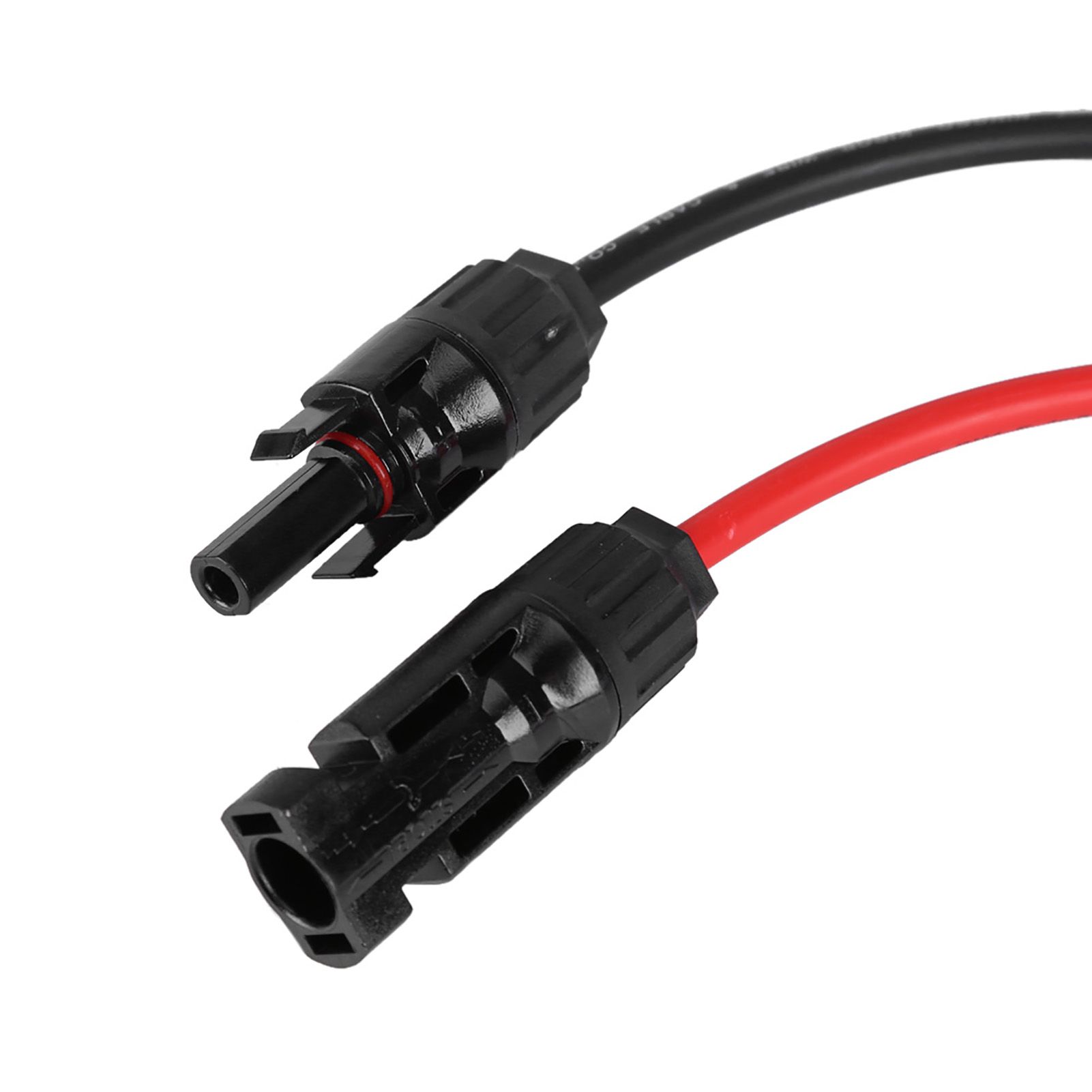 2.5mm Pair of Red Black Solar Panel PV Cable Wire Male Female Connectors view 5