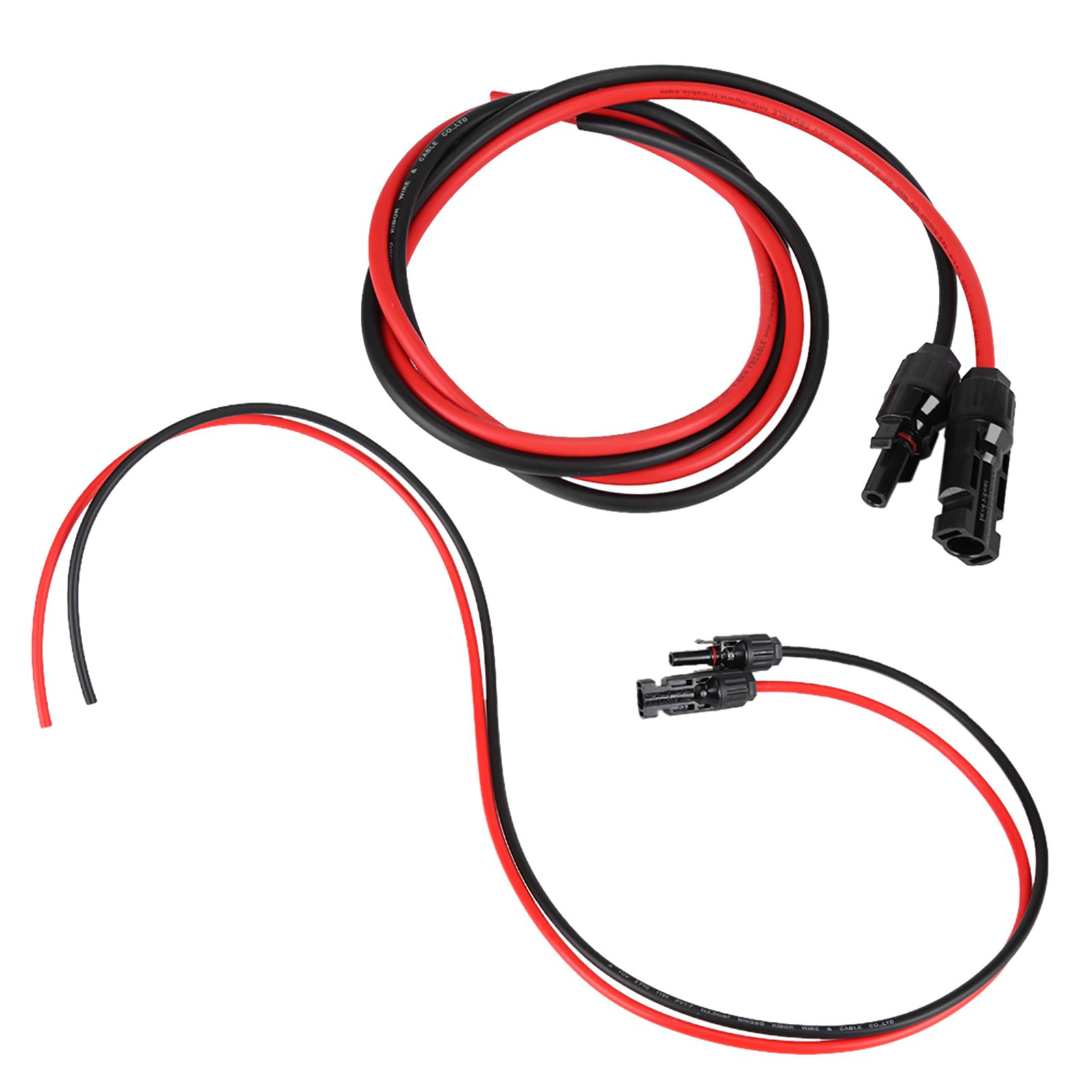 2.5mm Pair of Red Black Solar Panel PV Cable Wire Male Female Connectors view 9