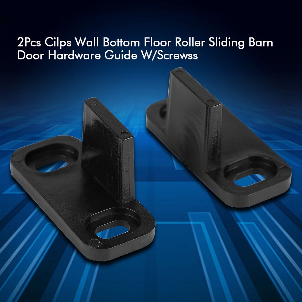 Adjustable Sliding Bottom Floor Guide Clip for Barn Door Hardware with Screws view 8