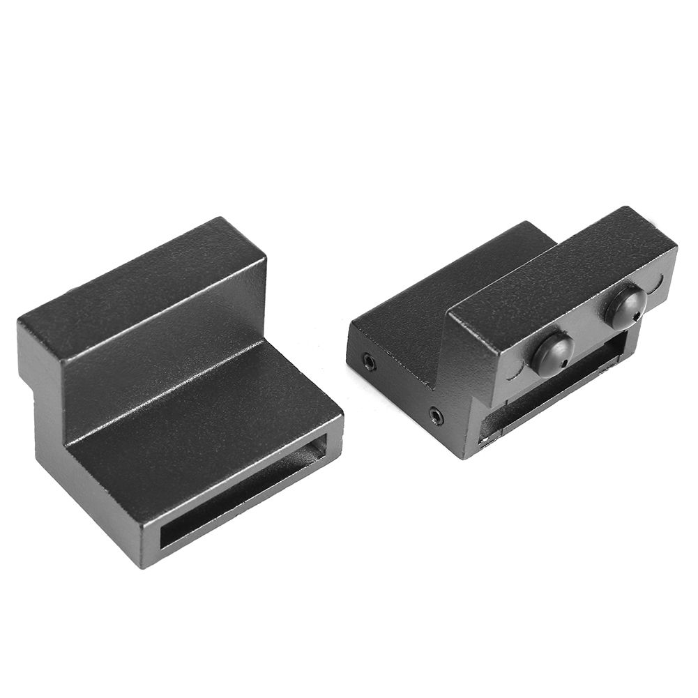 1 Pair Zinc Alloy Door Stopper Replacement Part for Sliding Barn Door Rail Track view 7