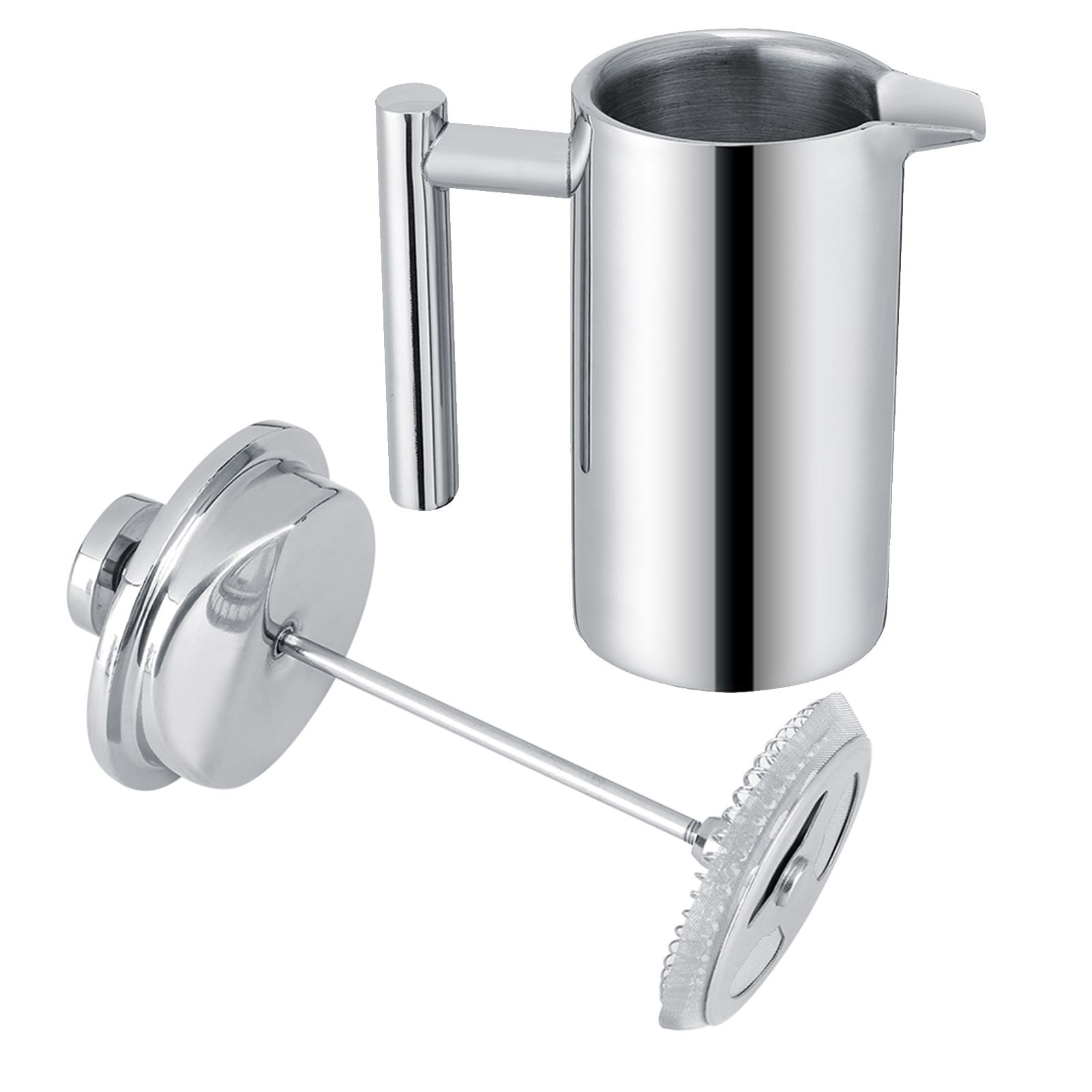 350ML Double Wall Stainless Steel Coffee Maker French Press Tea Pot with Filter view 8