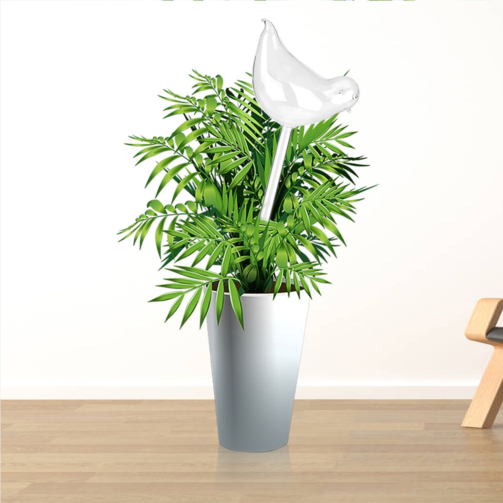 House Plants Flowers Automatic Self Watering Devices Clear Glass Water Feeder view 12