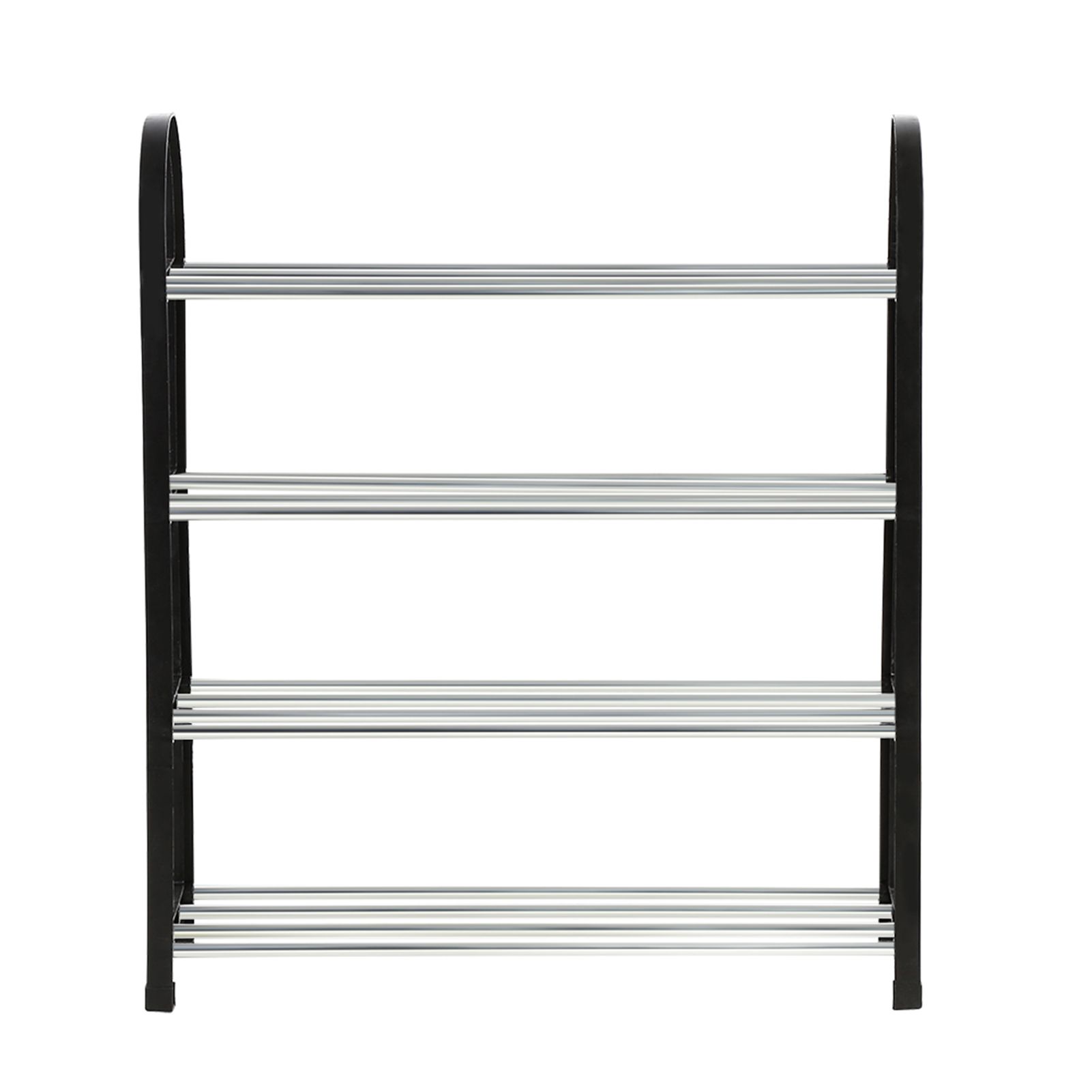 Plastic Aluminum Metal Standing Shoe Rack DIY Shoes Storage Shelf Home — image 1