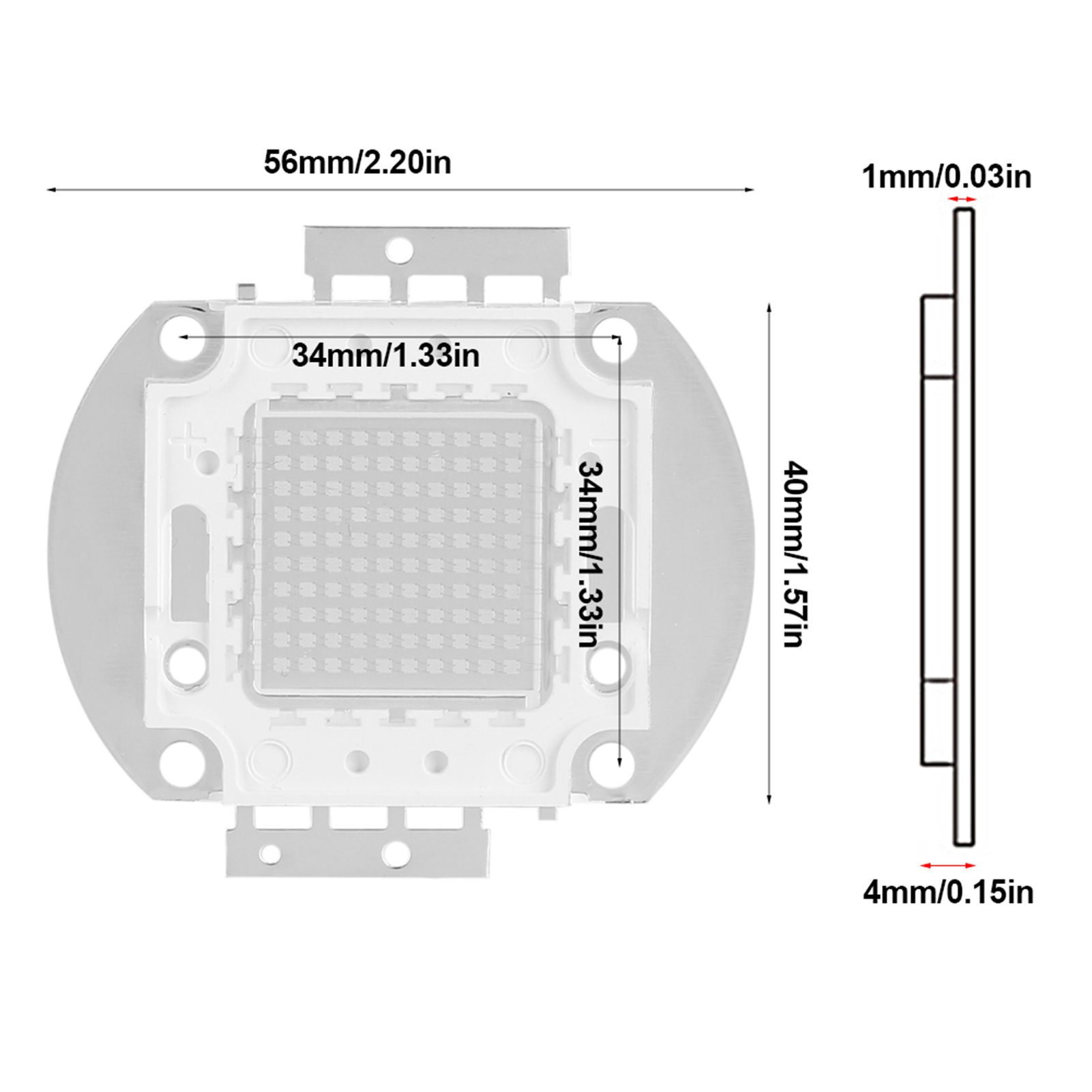 100W UV395-400Nm LED High Power UV Ultraviolet Lights view 9