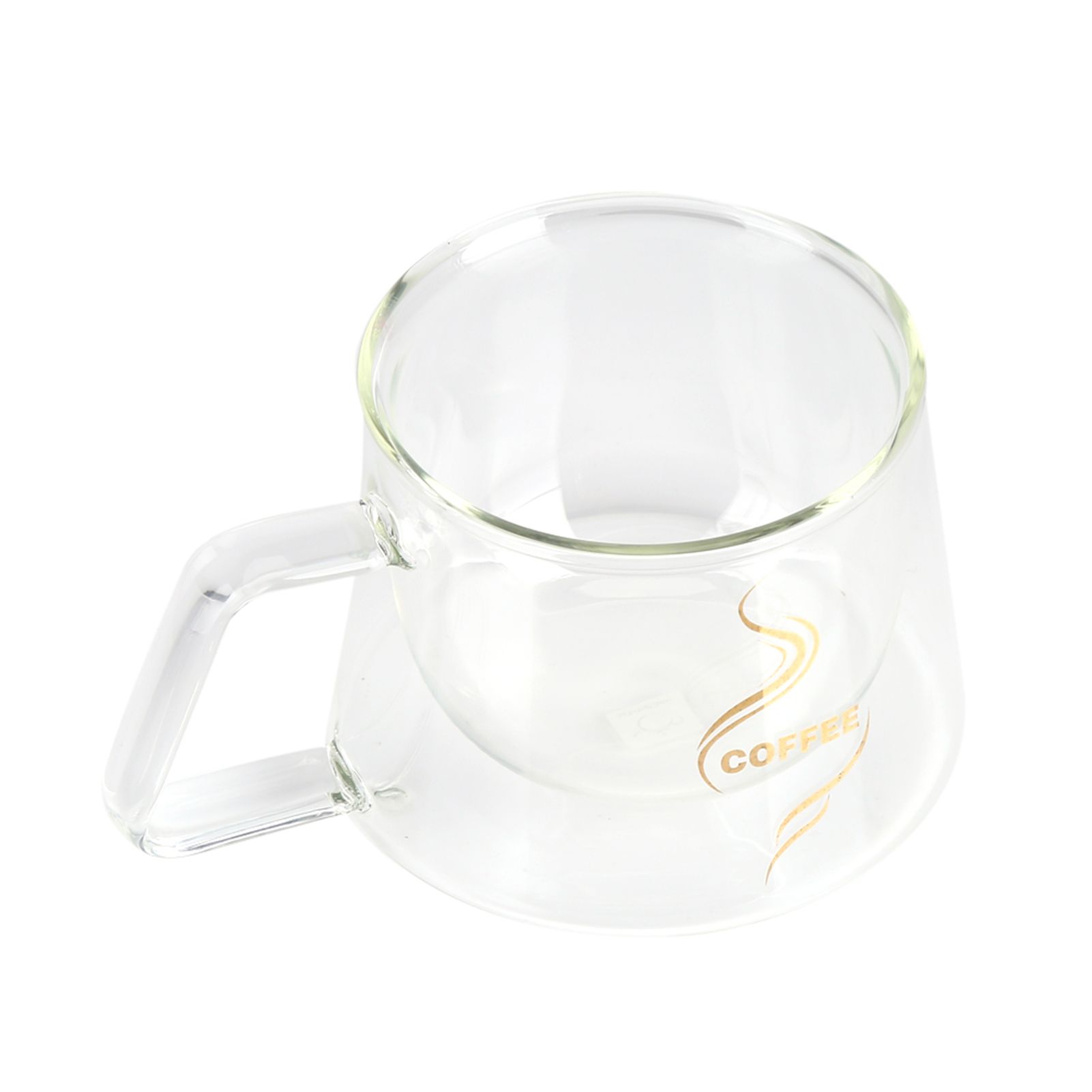 Double Wall Insulated Glass Cup Heat Resistant Mug Glassware for Coffee Tea Milk view 4