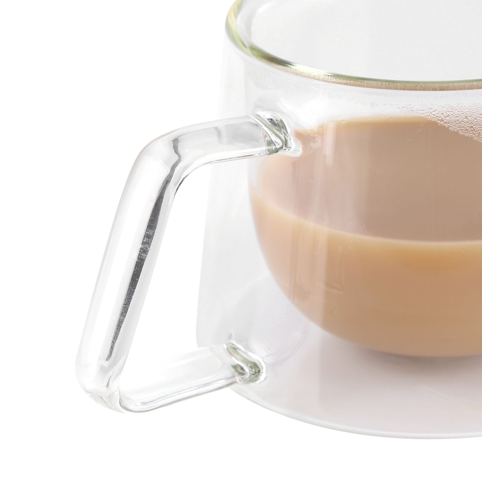 Double Wall Insulated Glass Cup Heat Resistant Mug Glassware for Coffee Tea Milk view 6