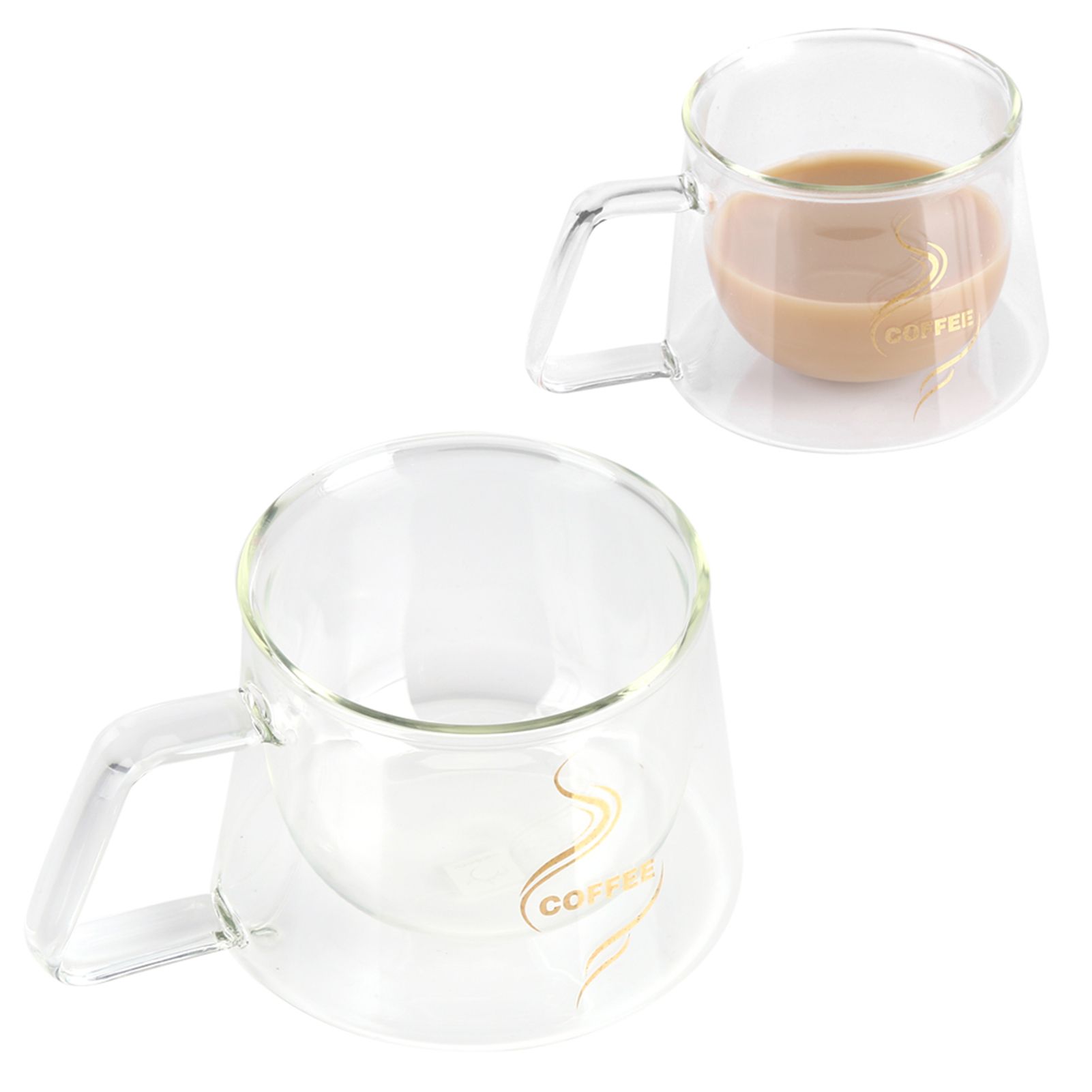 Double Wall Insulated Glass Cup Heat Resistant Mug Glassware for Coffee Tea Milk view 9
