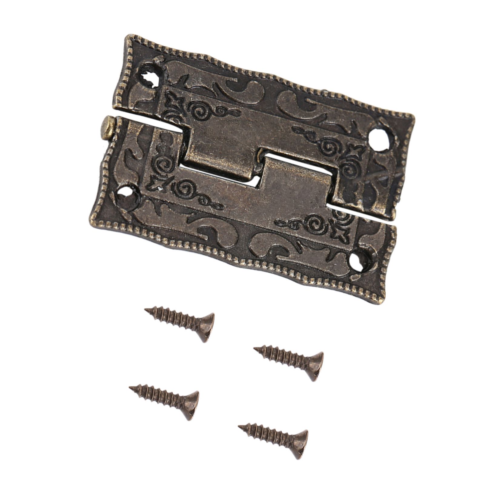 10Pcs 0°-270° Antique Bronze Cabinet Jewelry Box Hinges Door Furniture Wood Case view 4