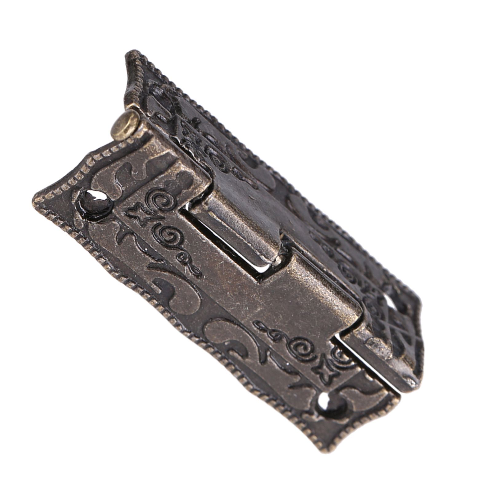 10Pcs 0°-270° Antique Bronze Cabinet Jewelry Box Hinges Door Furniture Wood Case view 6