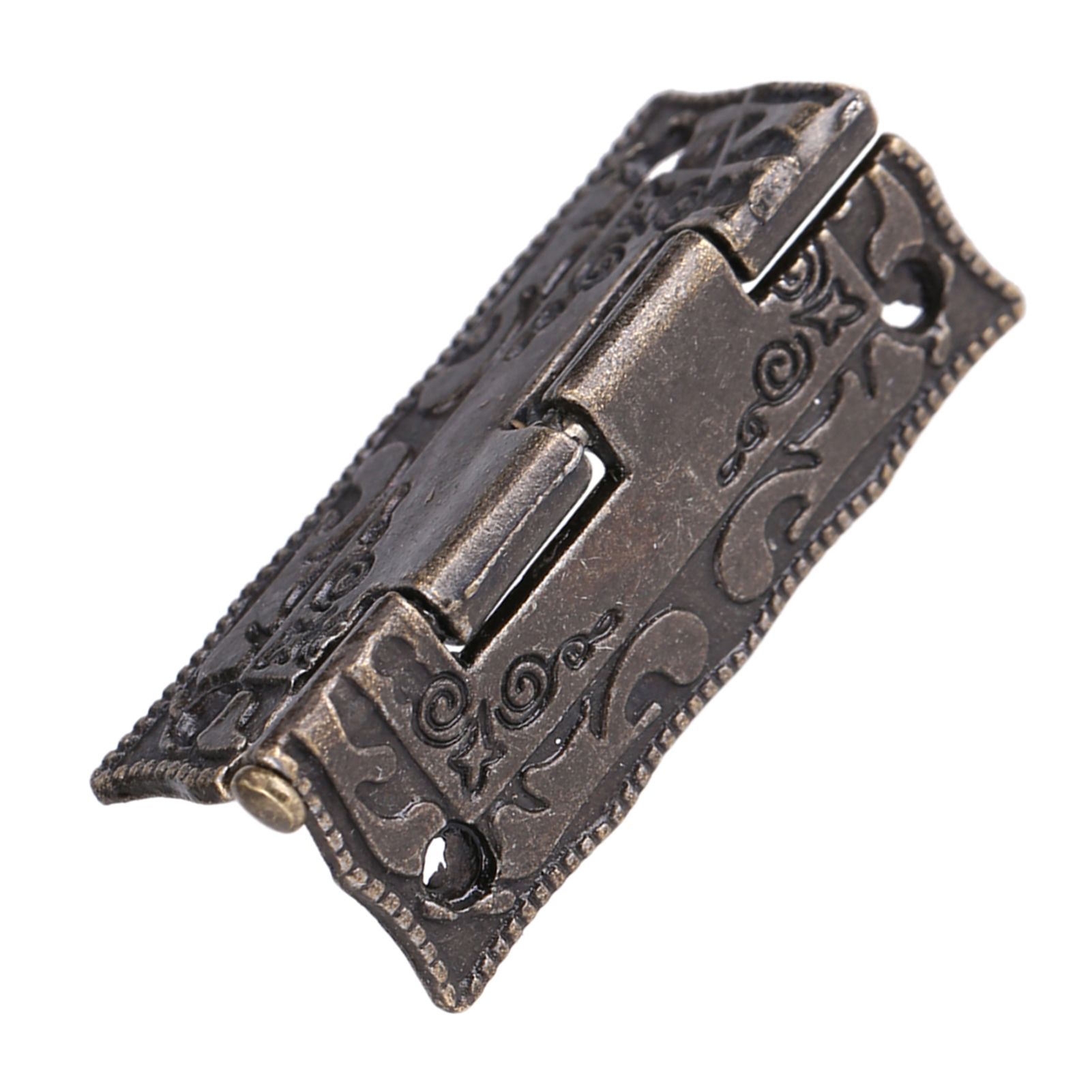 10Pcs 0°-270° Antique Bronze Cabinet Jewelry Box Hinges Door Furniture Wood Case view 7