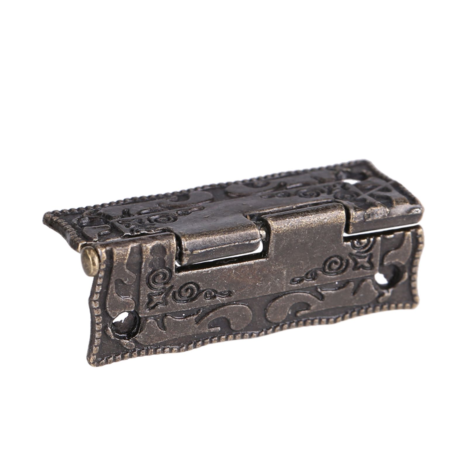 10Pcs 0°-270° Antique Bronze Cabinet Jewelry Box Hinges Door Furniture Wood Case view 8