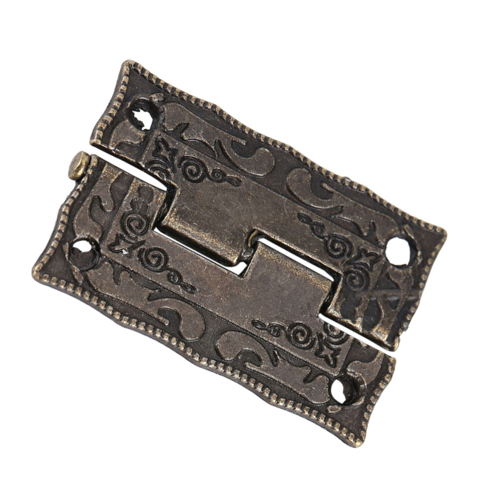 10Pcs 0°-270° Antique Bronze Cabinet Jewelry Box Hinges Door Furniture Wood Case view 9