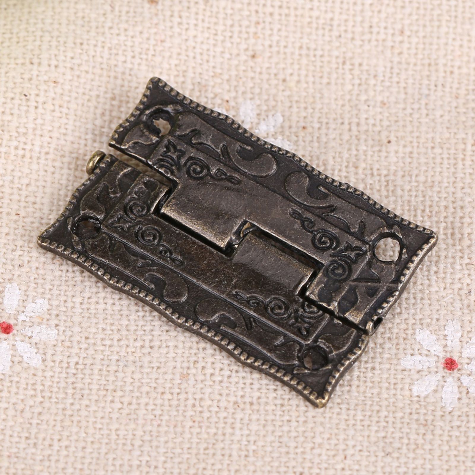 10Pcs 0°-270° Antique Bronze Cabinet Jewelry Box Hinges Door Furniture Wood Case view 11